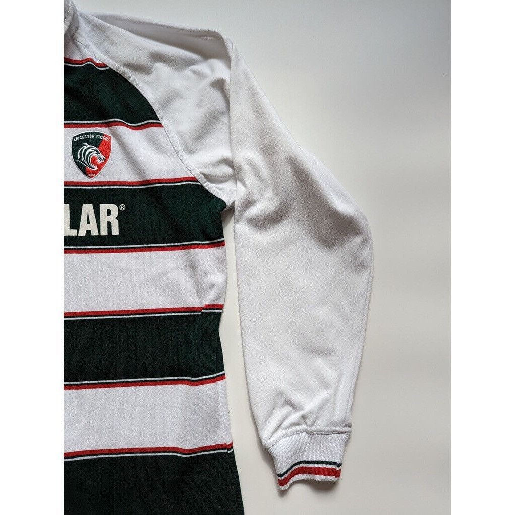 Vintage Leicester Tigers Kooga Long Sleeve Polo Jersey Size M Rugby Size US M / EU 48-50 / 2 - 4 Thumbnail
