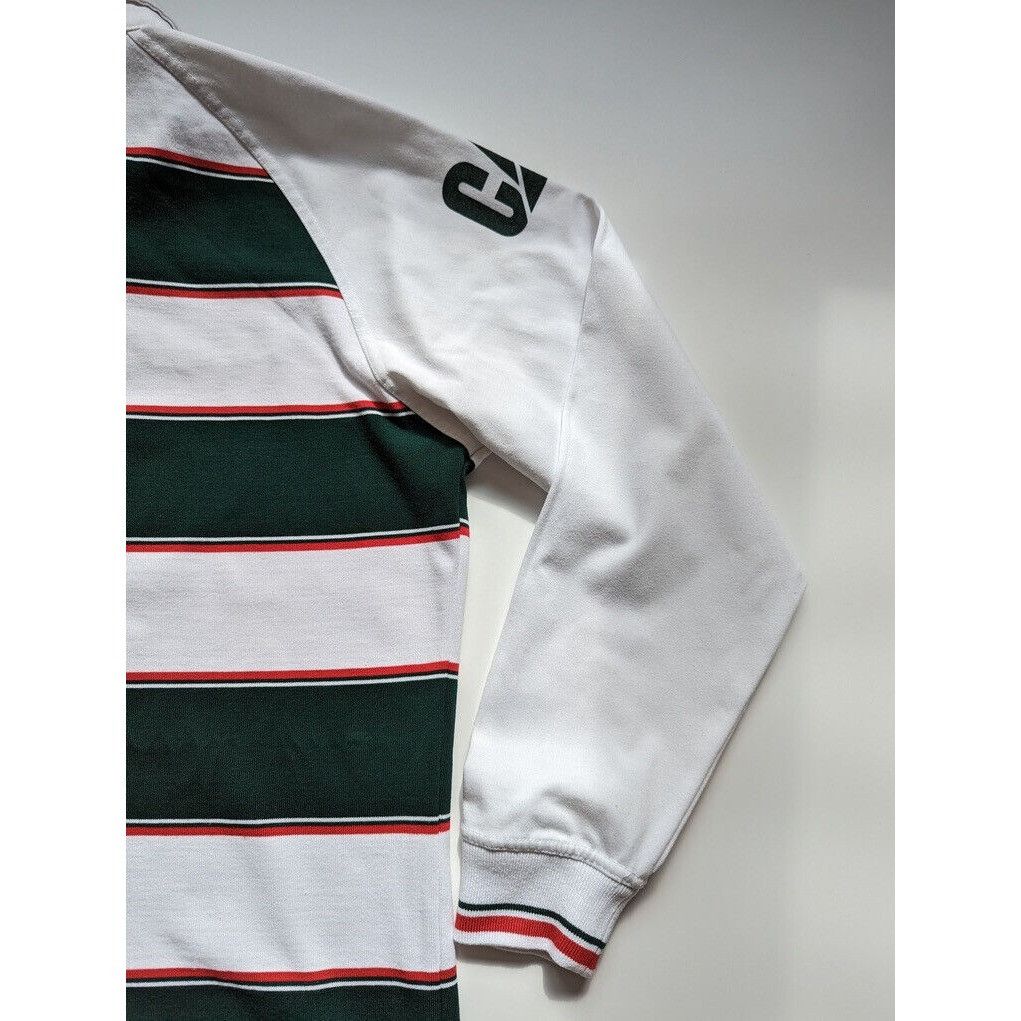 Vintage Leicester Tigers Kooga Long Sleeve Polo Jersey Size M Rugby Size US M / EU 48-50 / 2 - 11 Thumbnail