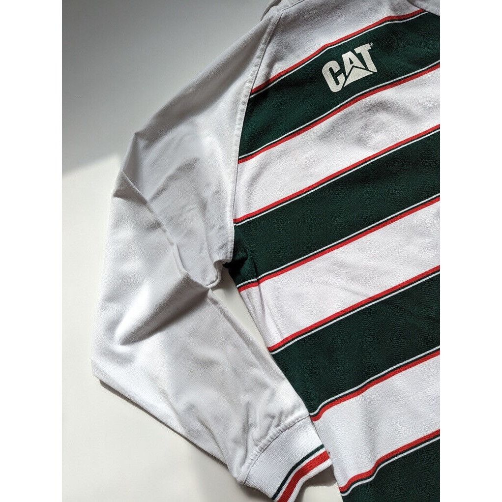 Vintage Leicester Tigers Kooga Long Sleeve Polo Jersey Size M Rugby Size US M / EU 48-50 / 2 - 13 Thumbnail