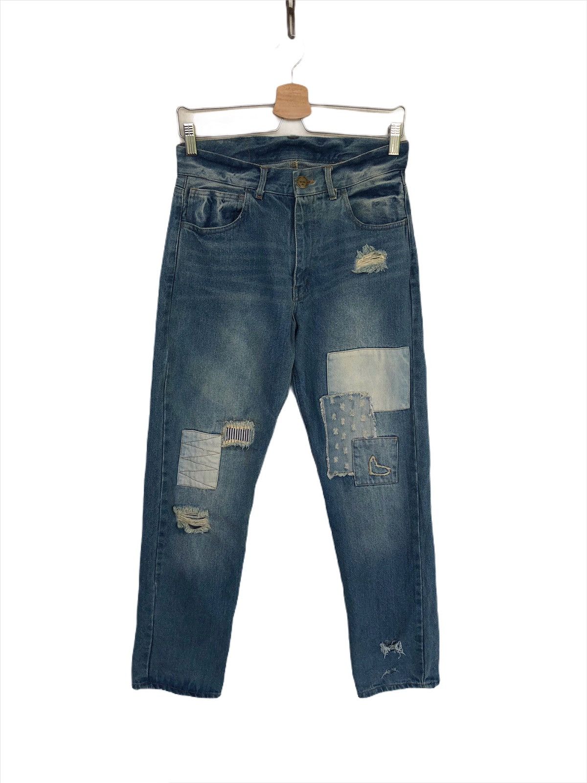 FDMTL Rivet & Surge 🇯🇵 Patchwork Denim Kapital Hysteric Size US 29 - 2 Thumbnail