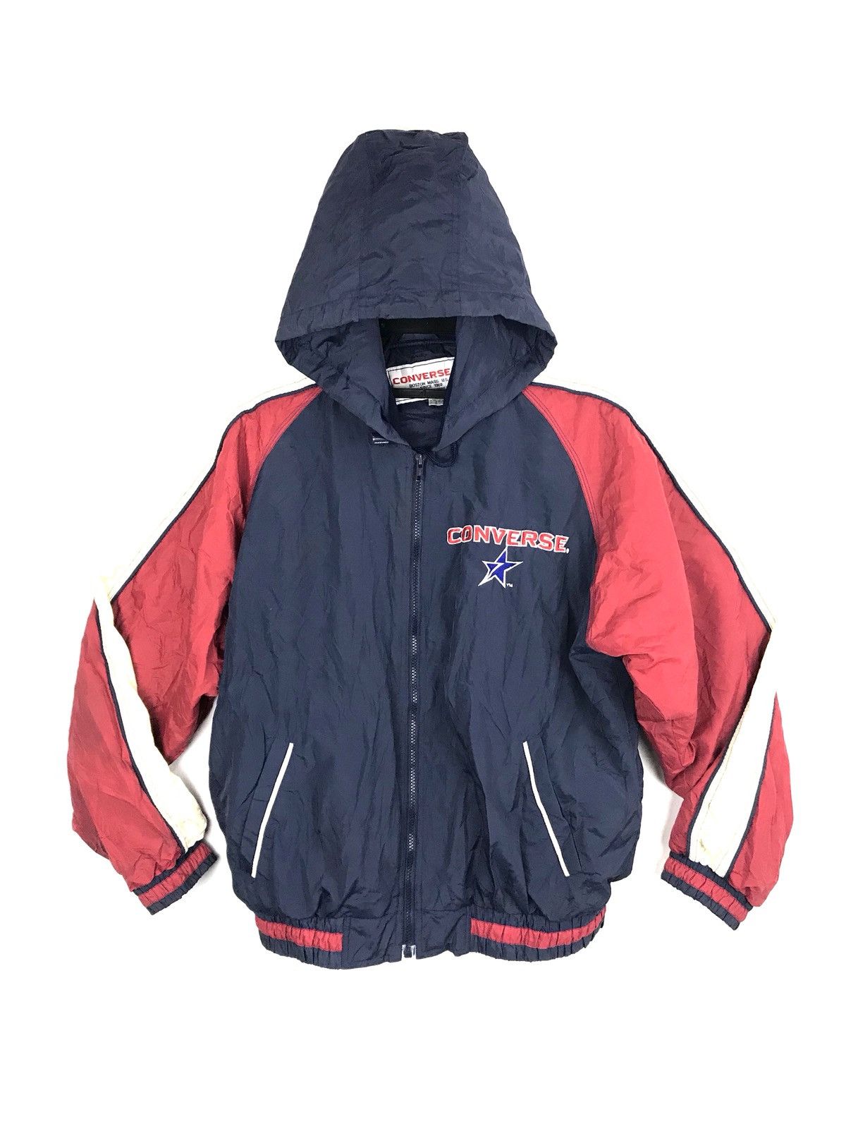 Converse Converse Windbreaker Hiking Bomber Jacket Hoodie Winter Wear Size US M / EU 48-50 / 2 - 2 Thumbnail
