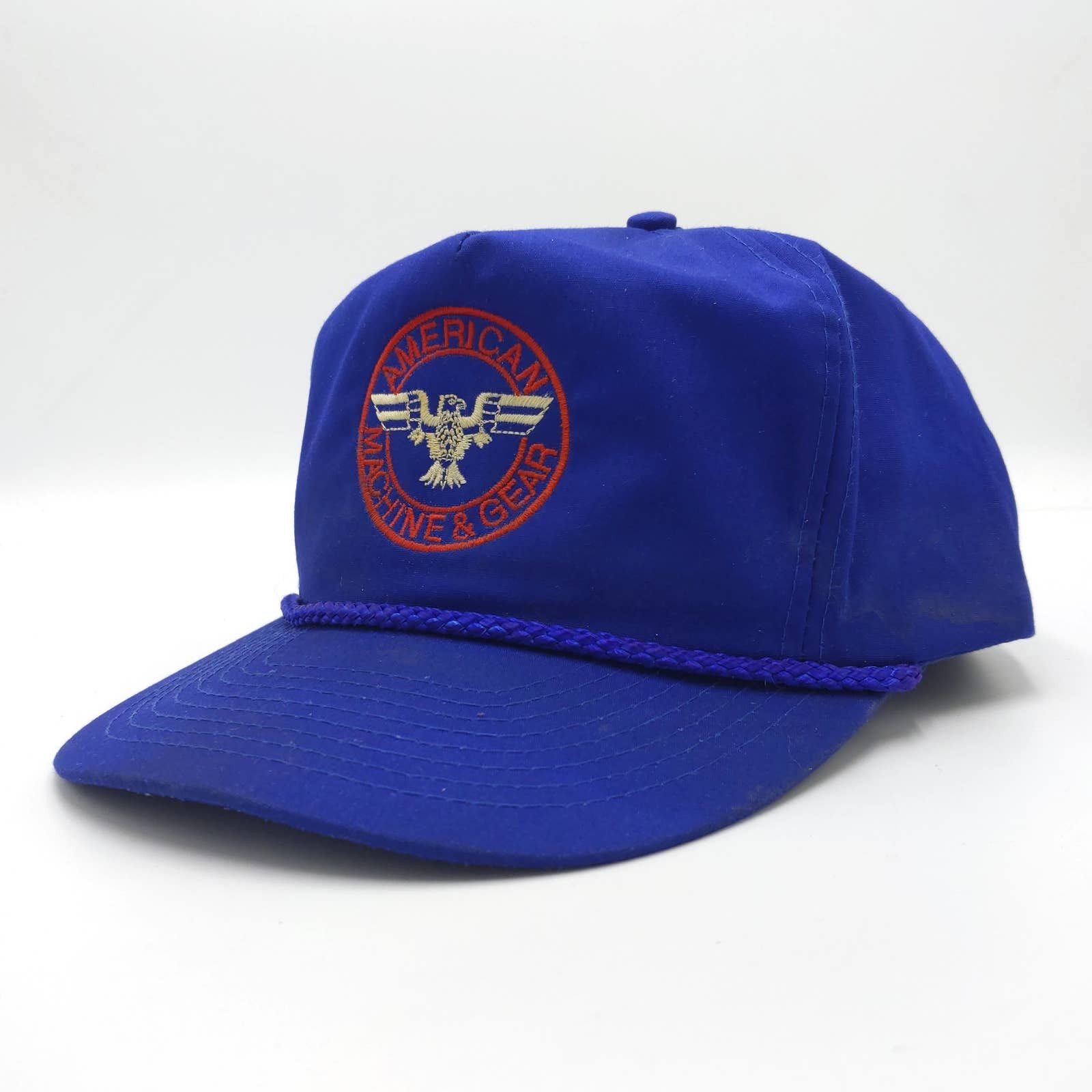 Vintage U.S. Mail Service Eagle Trucker Hat Blue