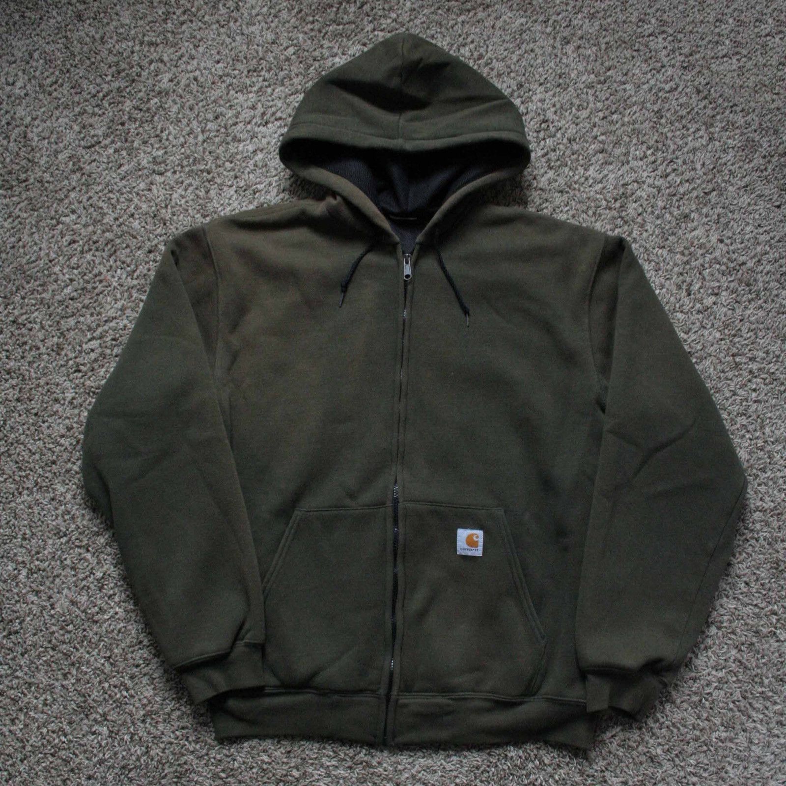 Carhartt Thick Zip Up Hoodie | Grailed