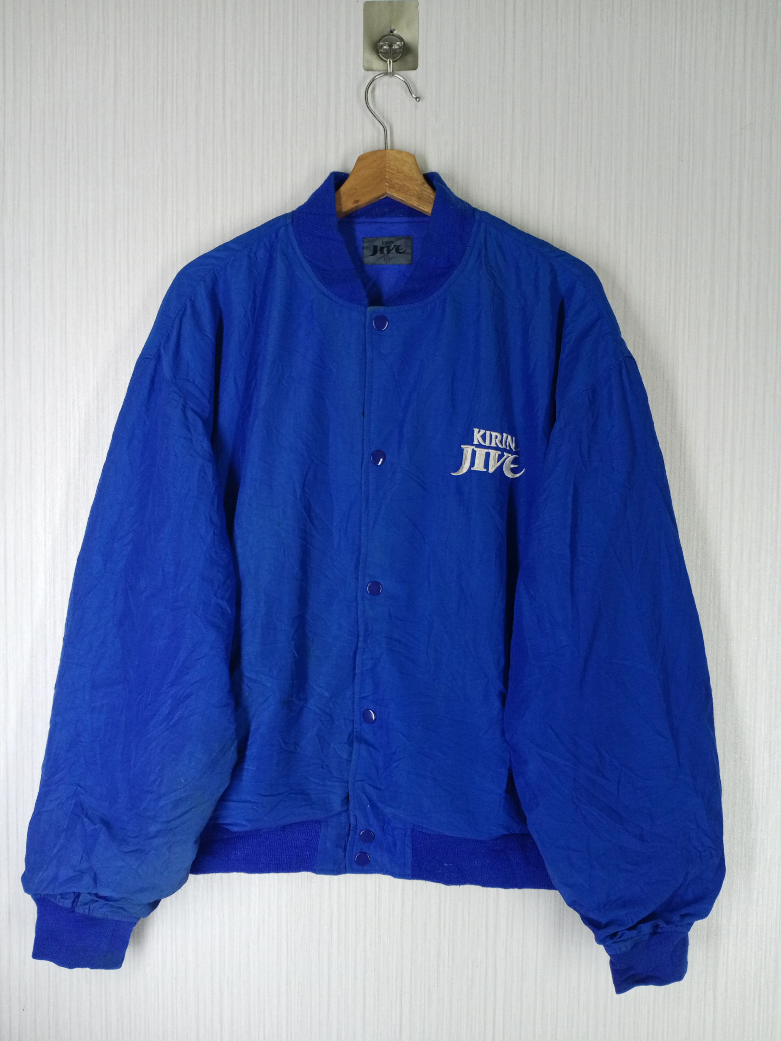 Japanese Brand Vintage 1995 KIRIN JIVE Nomo Baseball Varsity Jacket Size US XL / EU 56 / 4 - 2 Thumbnail