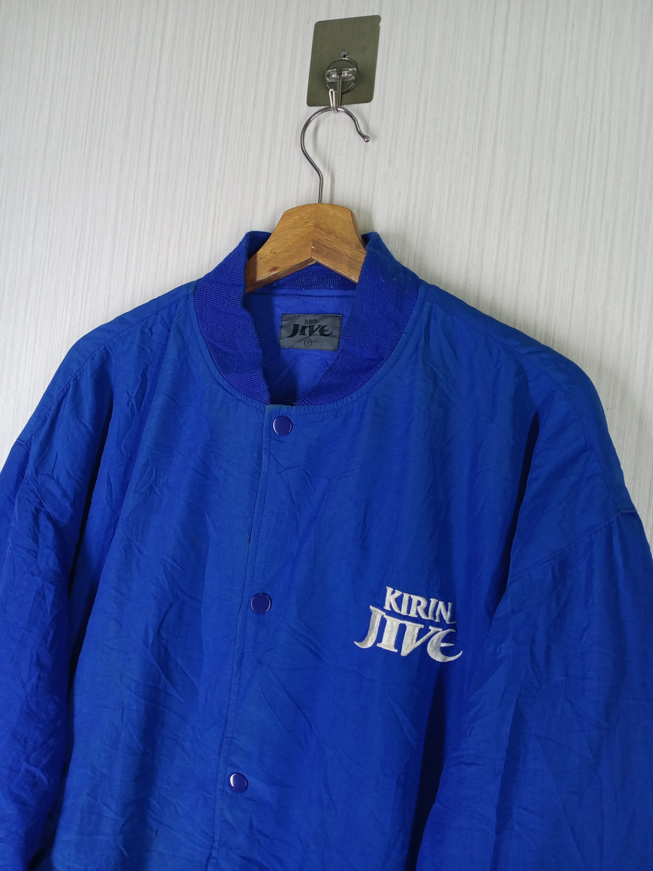 Japanese Brand Vintage 1995 KIRIN JIVE Nomo Baseball Varsity Jacket Size US XL / EU 56 / 4 - 6 Thumbnail