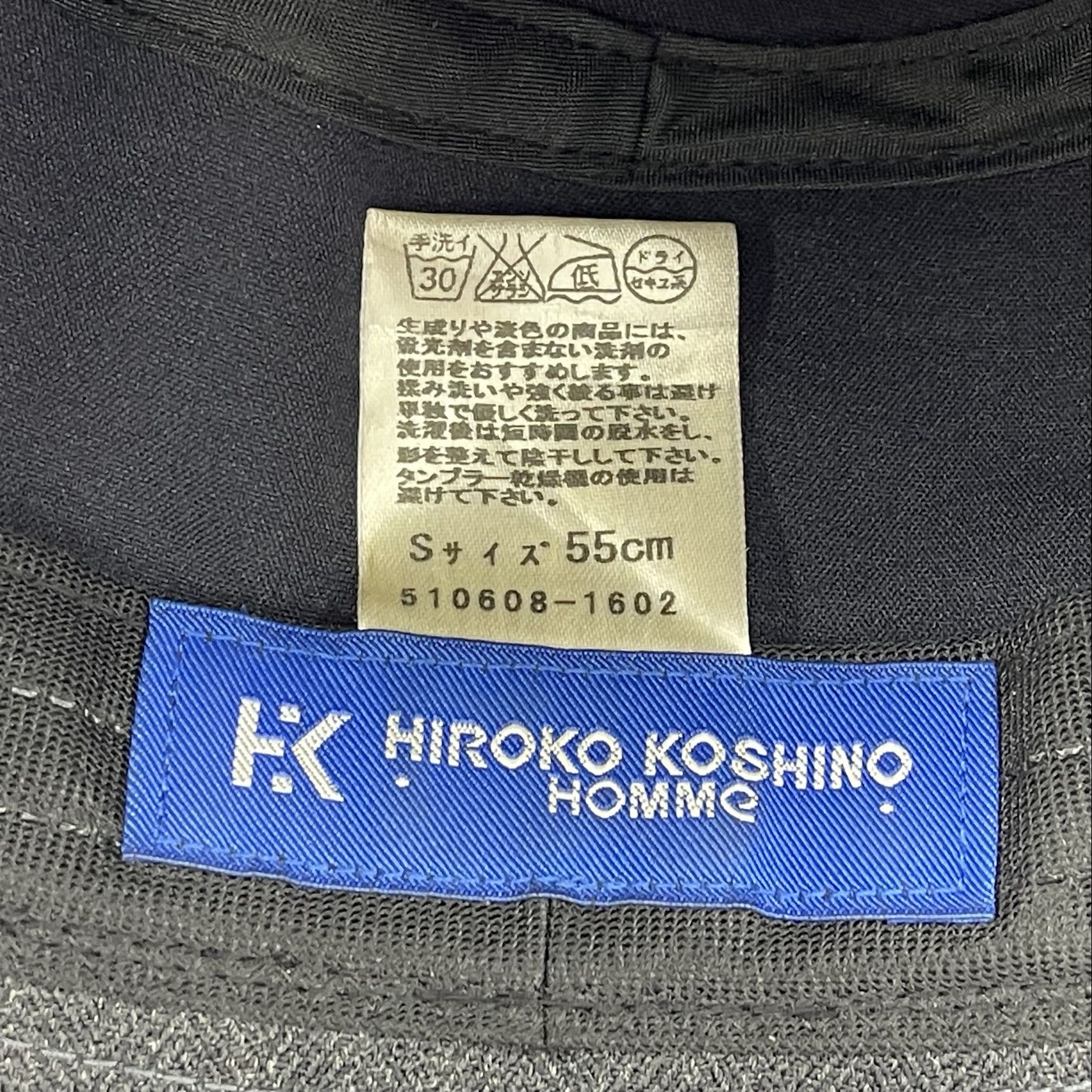 Hiroko Koshino Homme Hiroko Koshino Homme Bucket Hats-BH4038 Size ONE SIZE - 8 Thumbnail