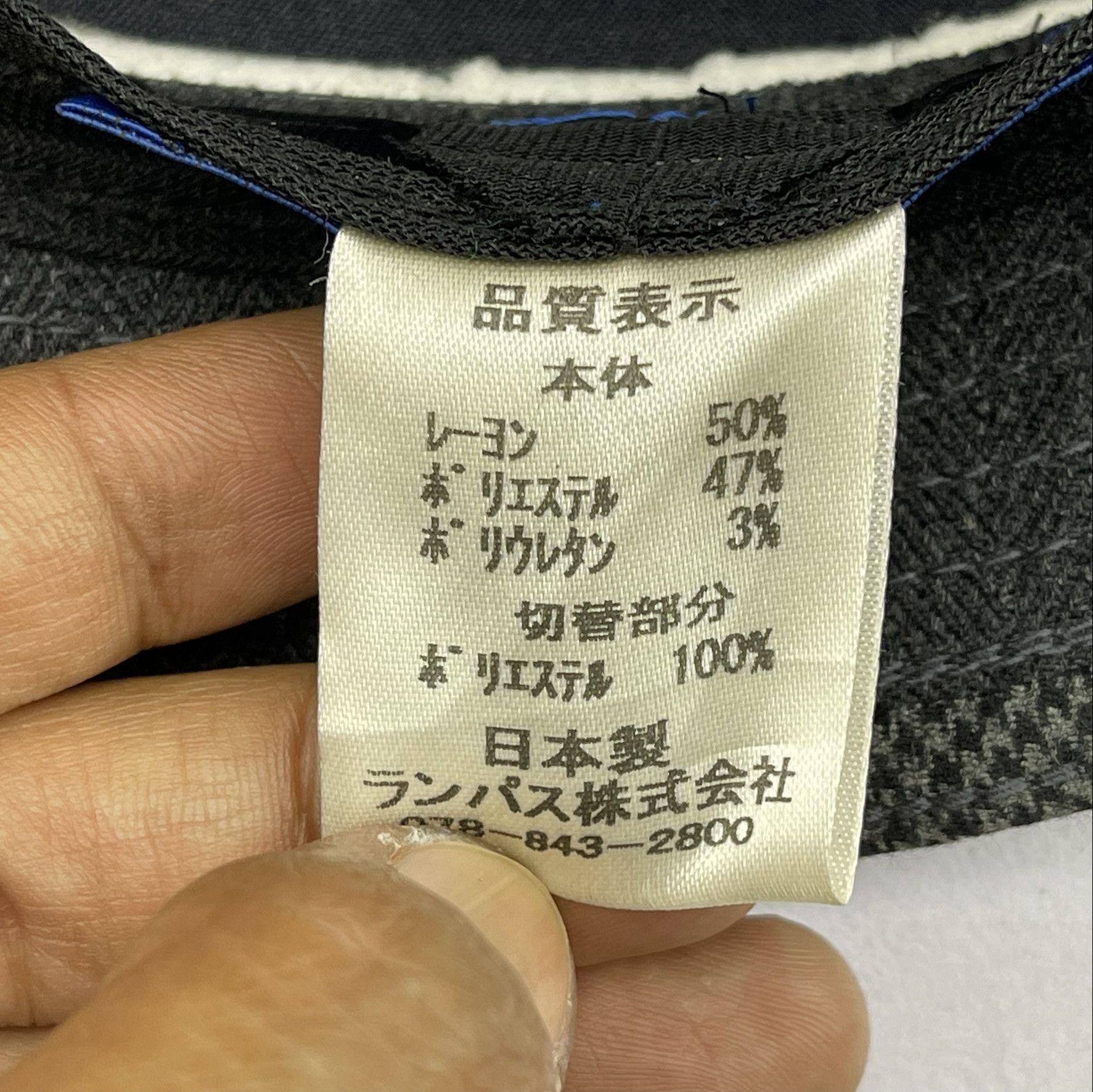 Hiroko Koshino Homme Hiroko Koshino Homme Bucket Hats-BH4038 Size ONE SIZE - 9 Thumbnail