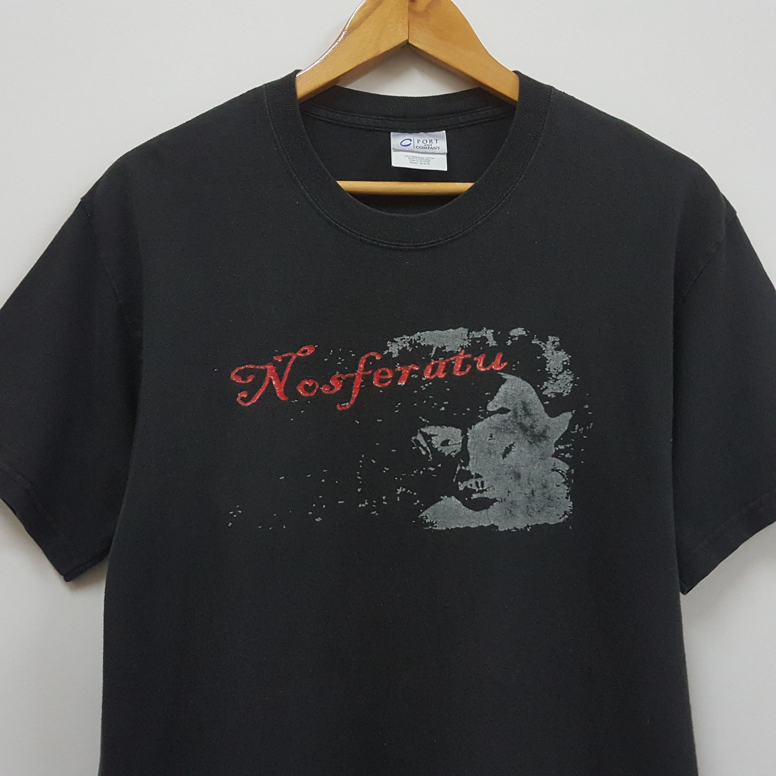 Vintage Vintage Nosferatu Horror Movies 90s Fantasy Mystery t-shirt Size US M / EU 48-50 / 2 - 5 Thumbnail