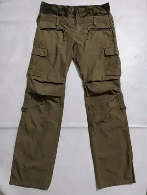 Japanese Brand 🔥Difference Rupert Olive Cargo Pants Double Waist Size US 30 / EU 46 - 12 Thumbnail
