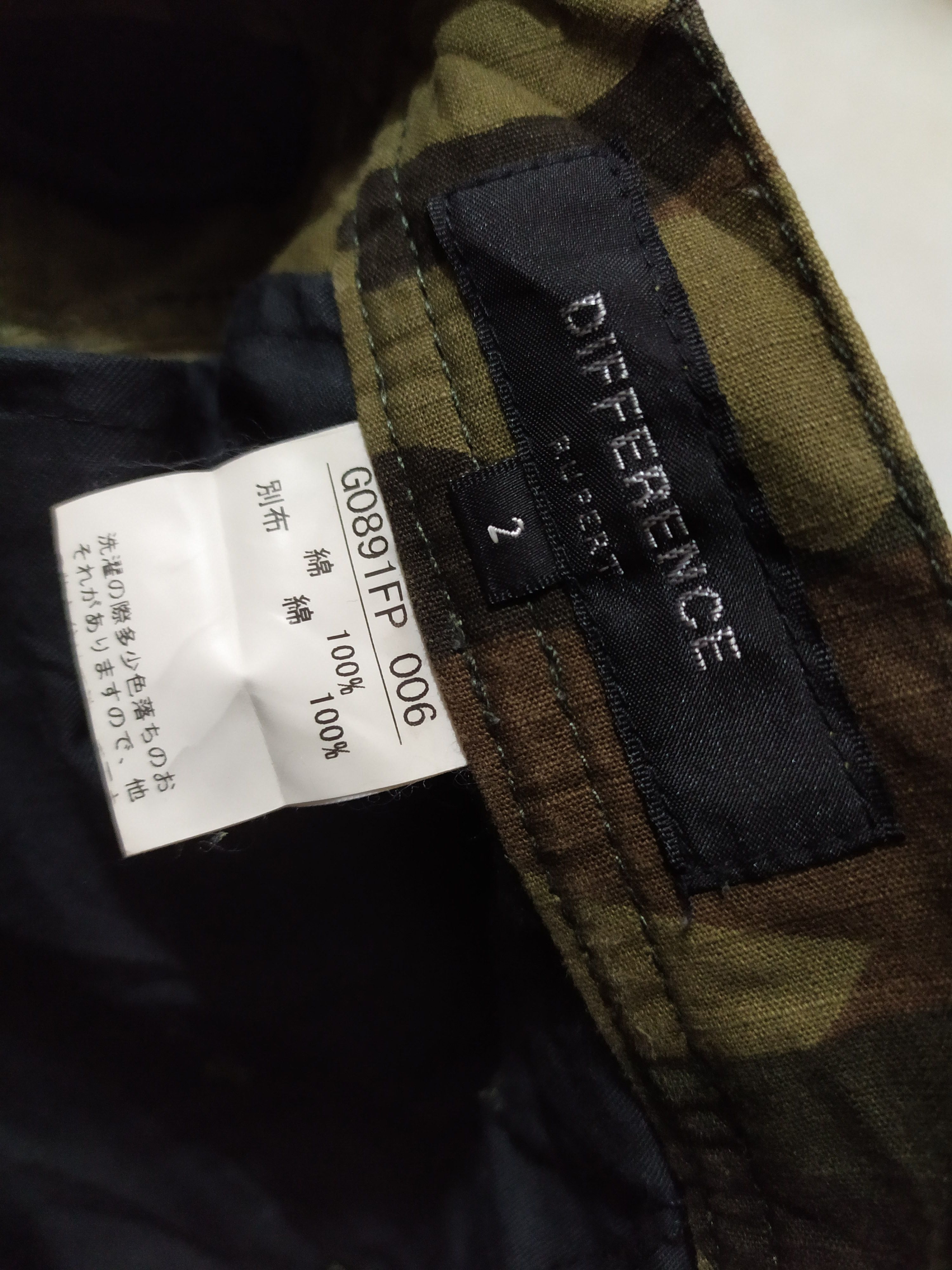 Japanese Brand 🔥Difference Rupert Olive Cargo Pants Double Waist Size US 30 / EU 46 - 4 Thumbnail