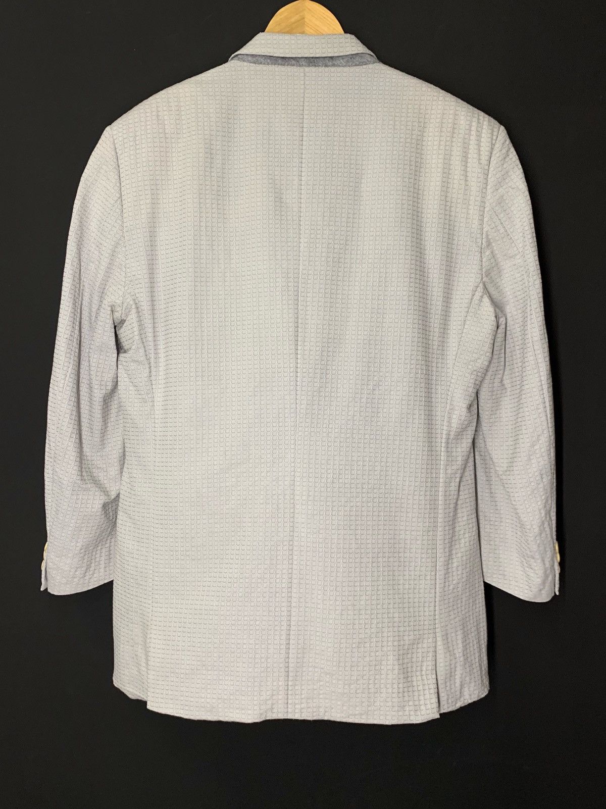 Designer × Versace × Versace Jeans Couture Vintage Versace Classic Herringbone Patern Blazer Jacket Size US S / EU 44-46 / 1 - 4 Thumbnail