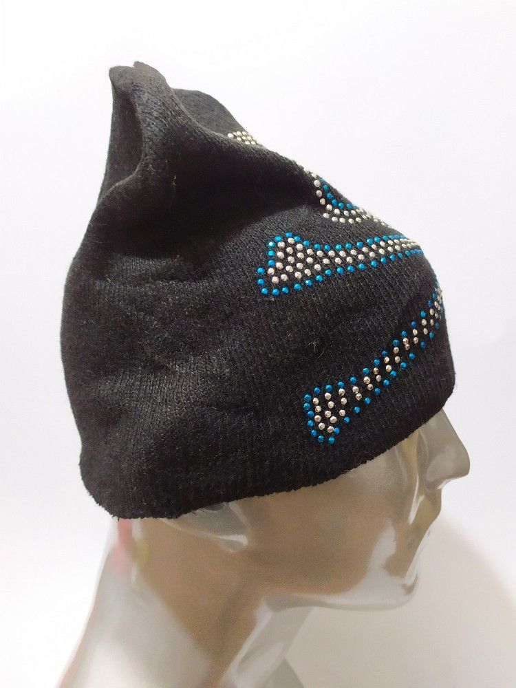 Other Unknown Skeleton Skull Sparkling Punk Bondage Design Hat Size ONE SIZE - 5 Thumbnail
