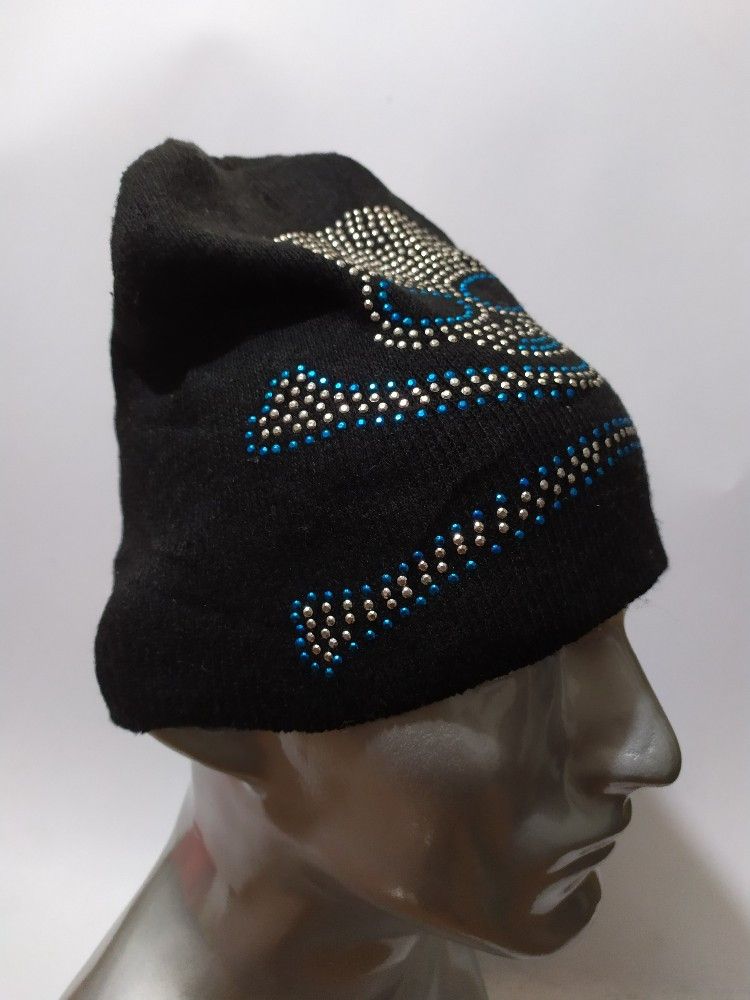Other Unknown Skeleton Skull Sparkling Punk Bondage Design Hat Size ONE SIZE - 3 Thumbnail