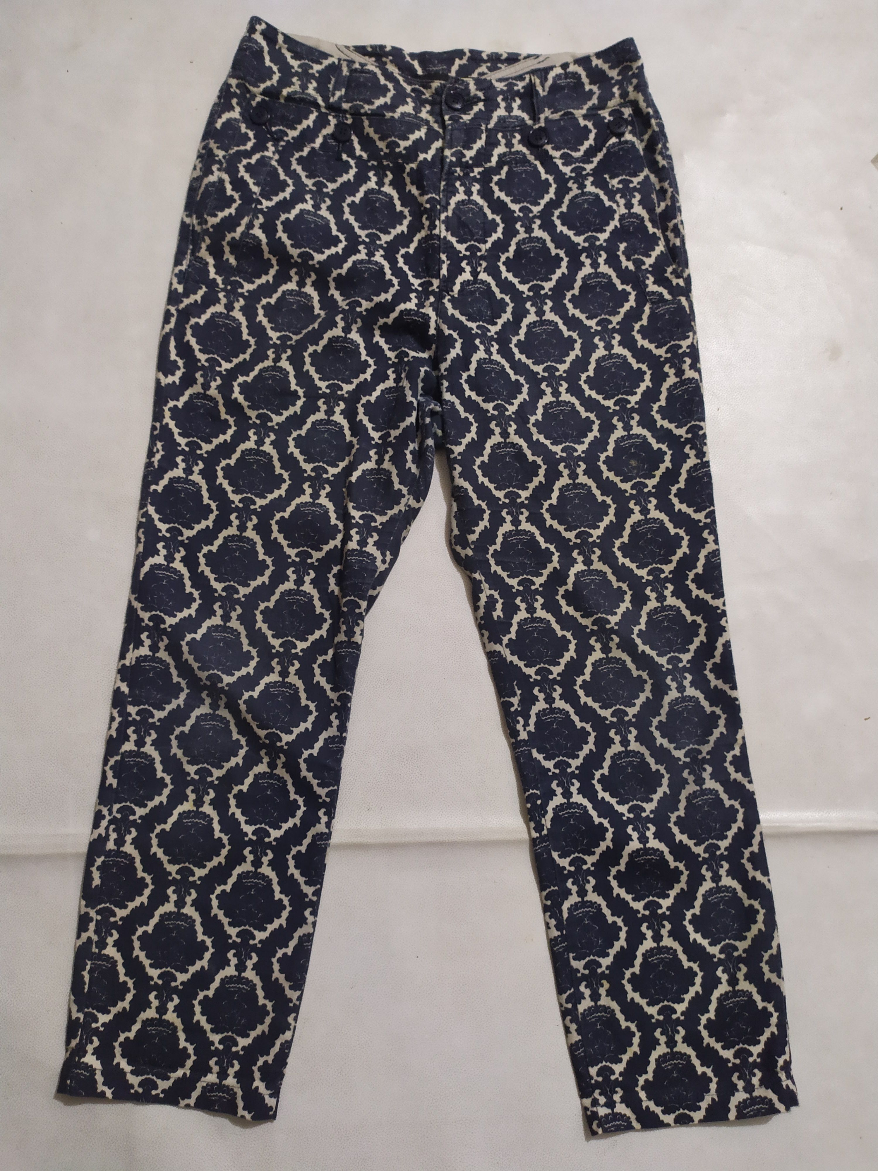 CABANE de ZUCCa × Issey Miyake 🔥Zucca By Issey miyake Fullprint Pants Size US 28 / EU 44 - 1 Thumbnail