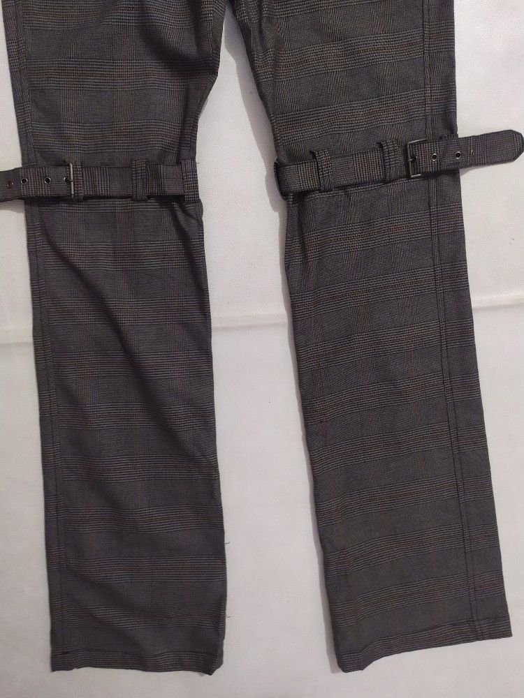 Japanese Brand 🔥Wild Khakis Japan Bondage Punk Pants Size US 29 - 3 Thumbnail