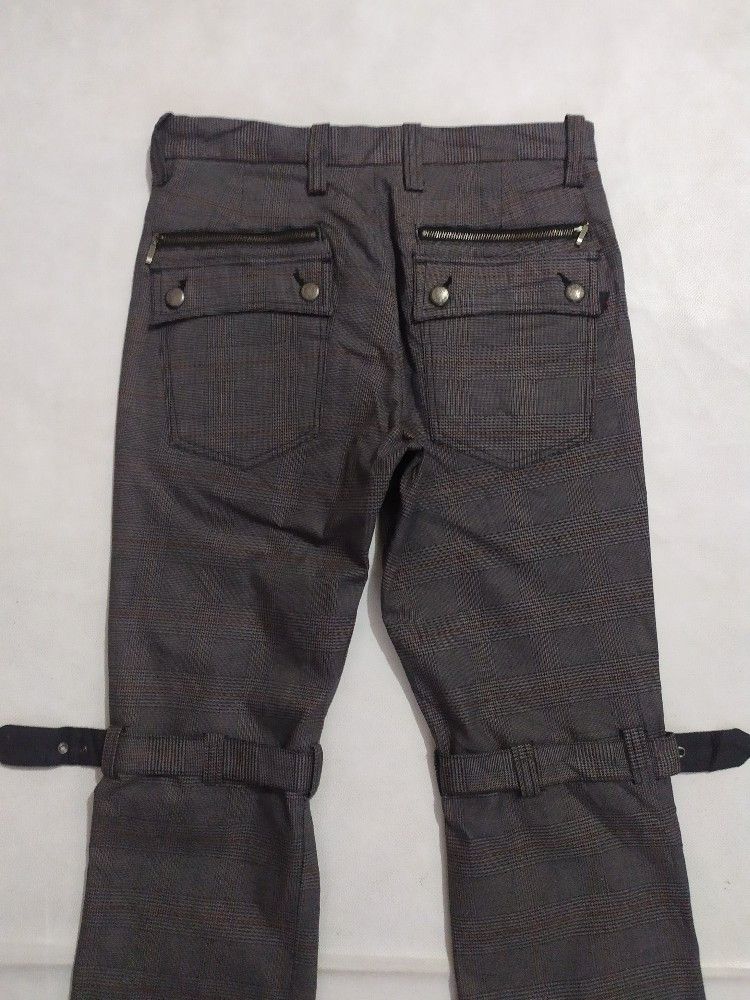 Japanese Brand 🔥Wild Khakis Japan Bondage Punk Pants Size US 29 - 5 Thumbnail