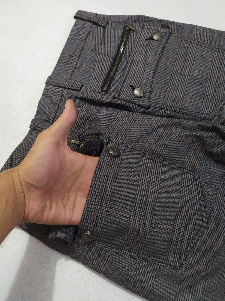 Japanese Brand 🔥Wild Khakis Japan Bondage Punk Pants Size US 29 - 8 Thumbnail
