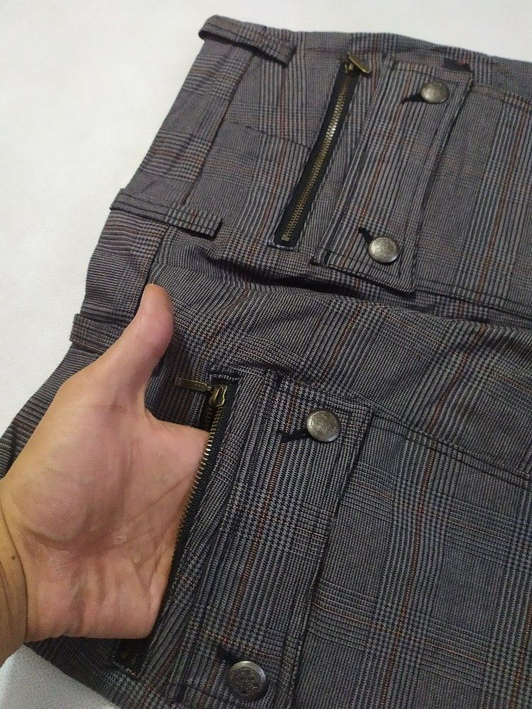 Japanese Brand 🔥Wild Khakis Japan Bondage Punk Pants Size US 29 - 7 Thumbnail