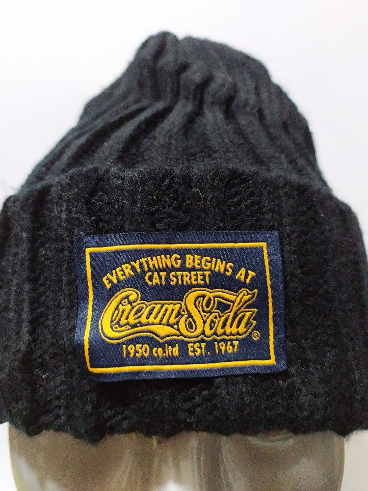 Japanese Brand 🔥Cream soda Logo beanie Size ONE SIZE - 2 Thumbnail