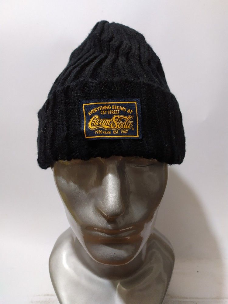 Japanese Brand 🔥Cream soda Logo beanie Size ONE SIZE - 1 Thumbnail