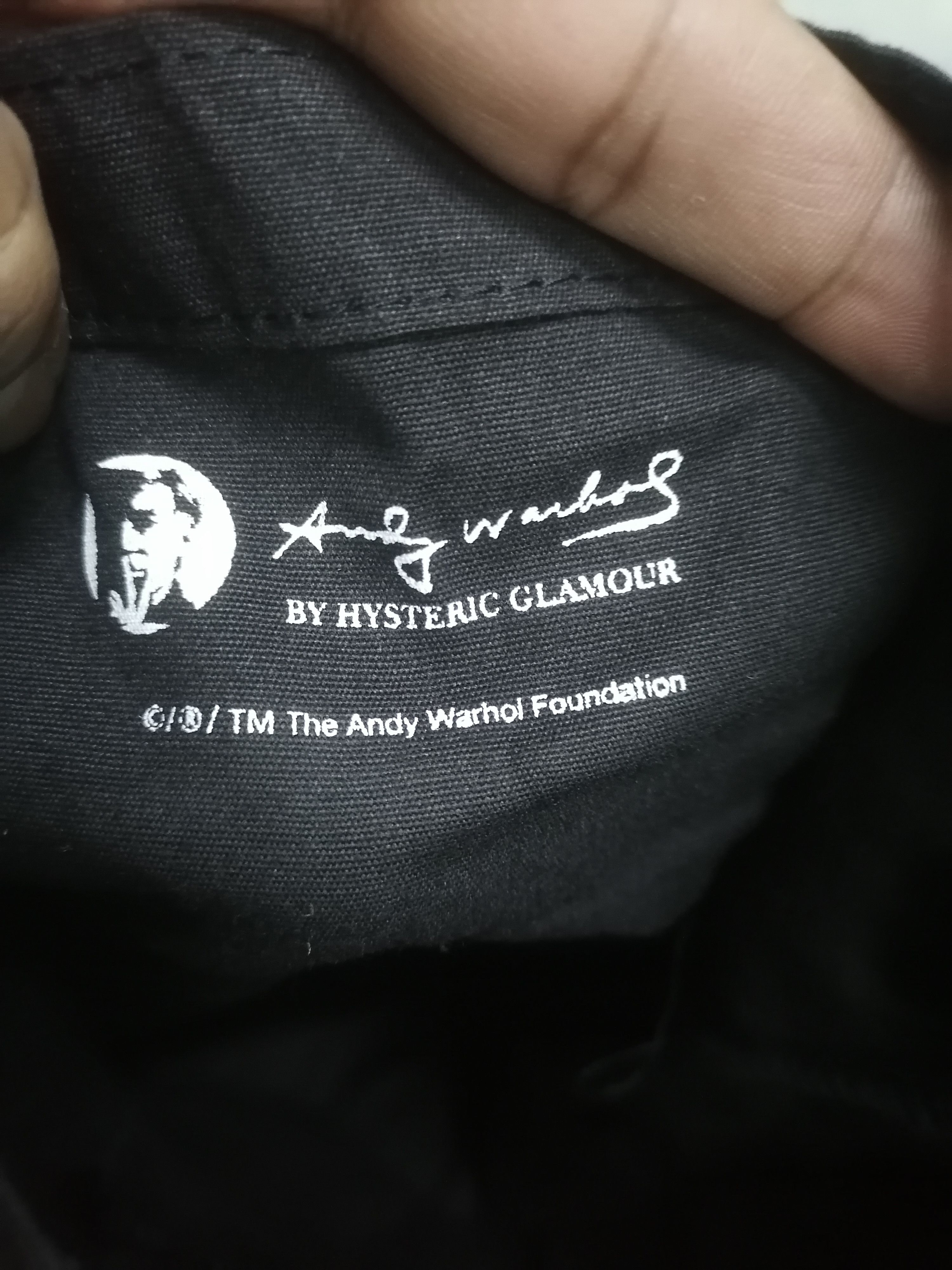 Andy Warhol × Hysteric Glamour Rare🔥Andy Warhol By Hysteric Glamour Tote Bag Size ONE SIZE - 4 Thumbnail
