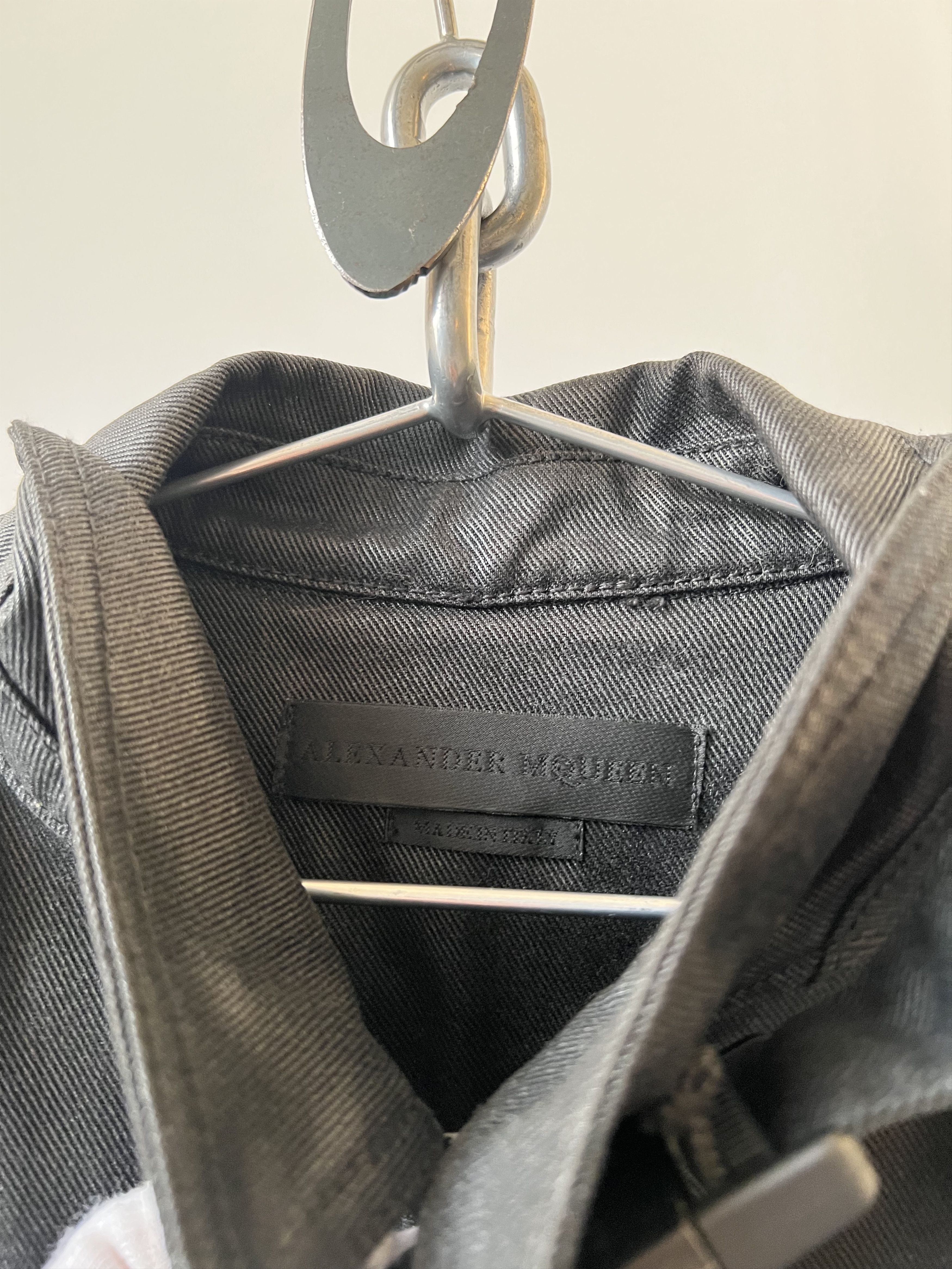 Alexander McQueen Mainline Coated Biker Jacket Size US M / EU 48-50 / 2 - 8 Thumbnail