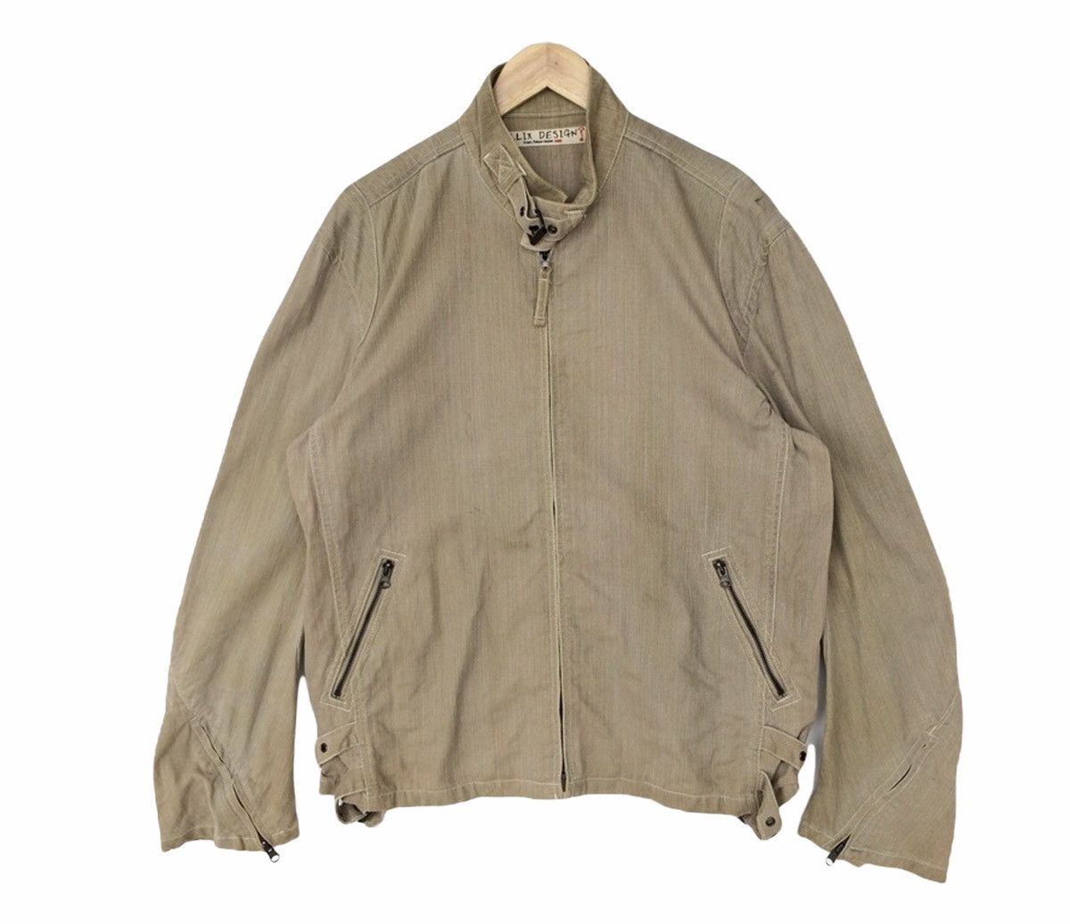 Allix Design Jacket Punk Cafe Racer Jacket