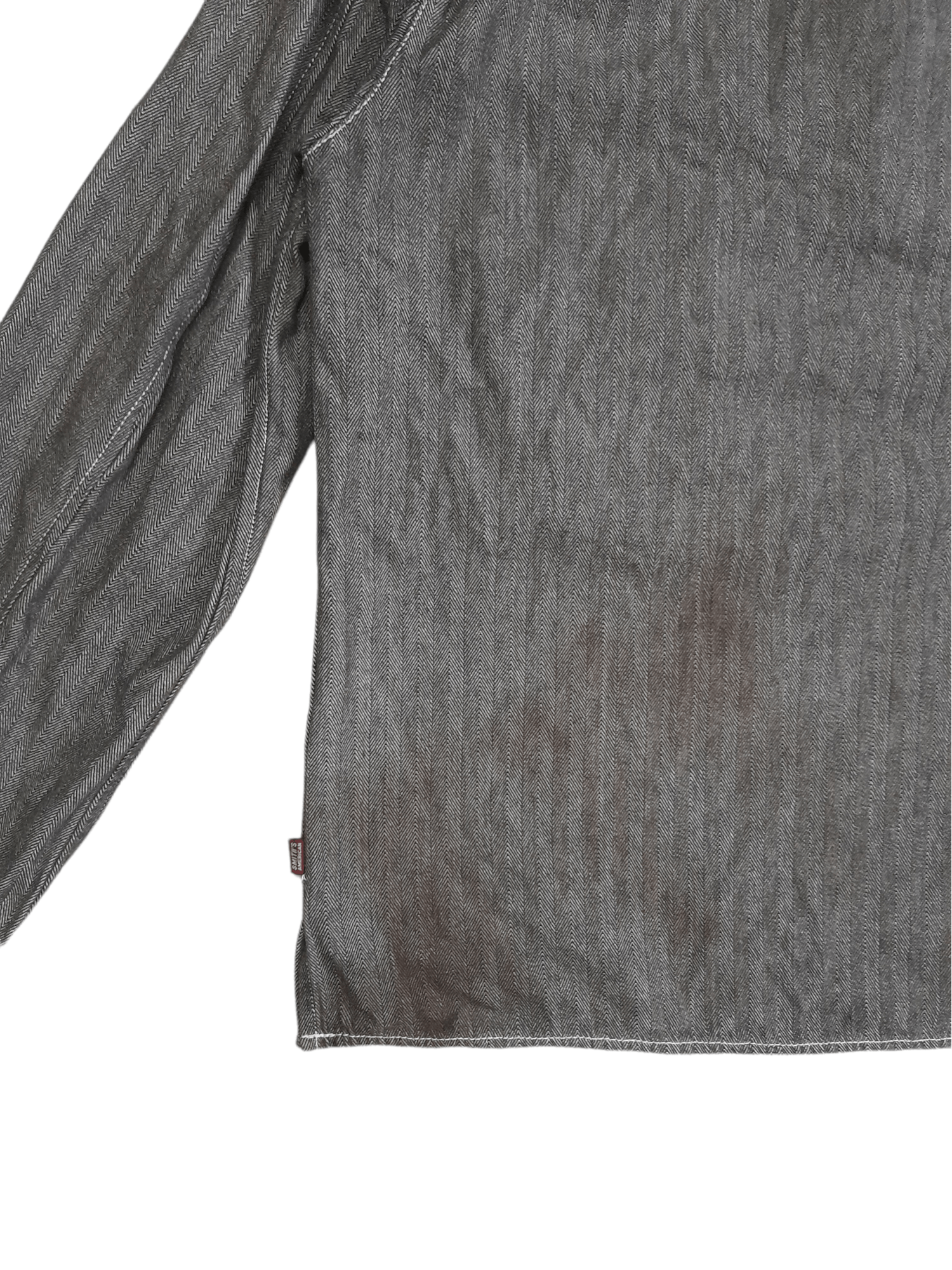 Other Smith American Herringbone HBT Denim Shirt Jacket (D918) Size US M / EU 48-50 / 2 - 6 Thumbnail