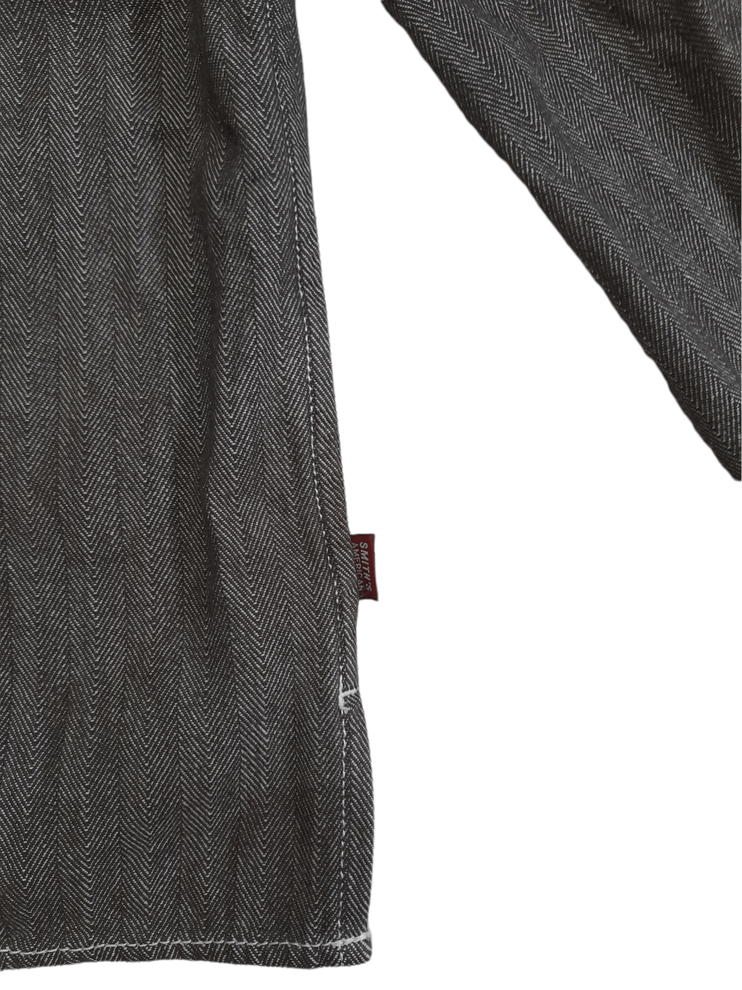 Other Smith American Herringbone HBT Denim Shirt Jacket (D918) Size US M / EU 48-50 / 2 - 4 Thumbnail
