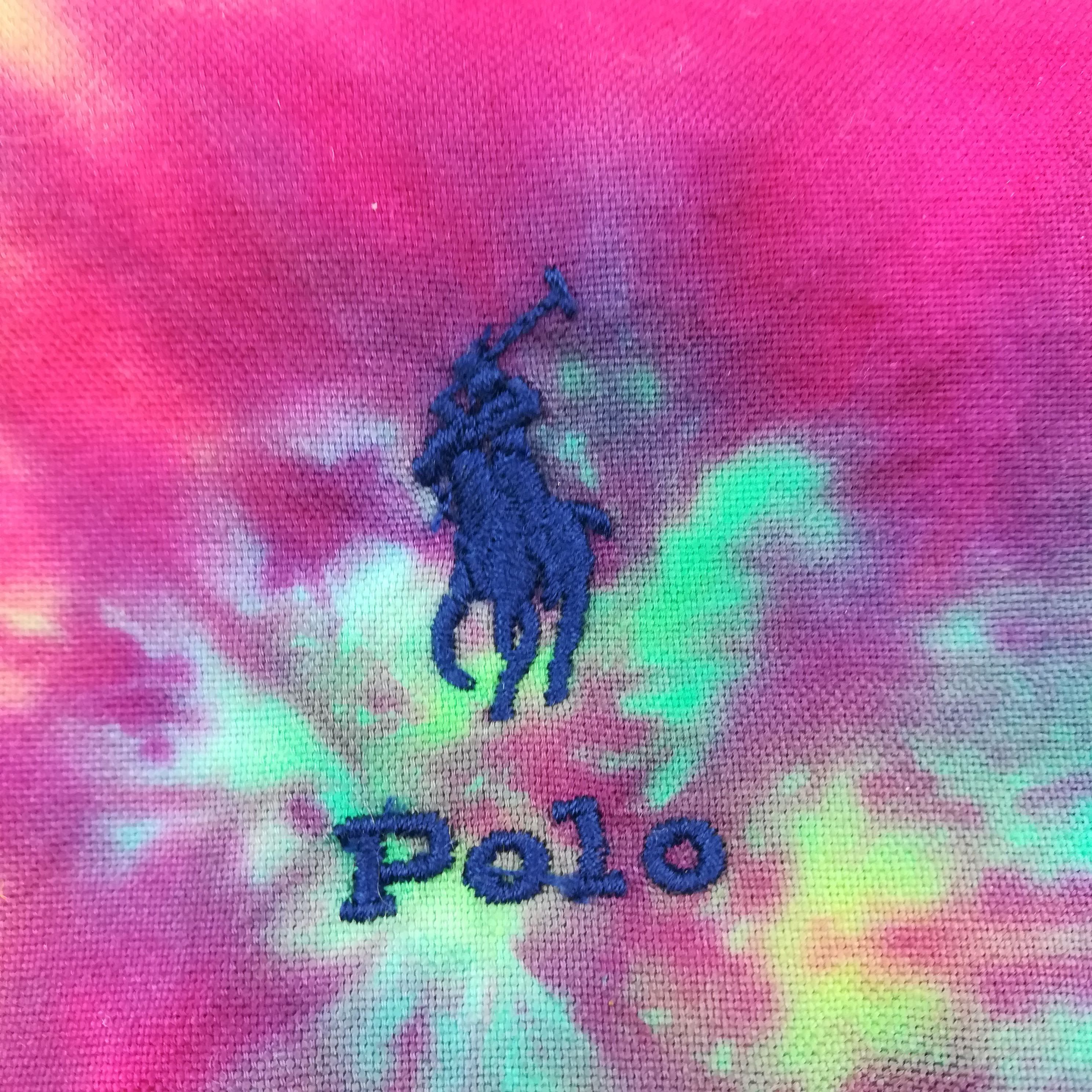 NWT Polo Ralph Lauren Tie Dye Colorblock Oxford Shirt