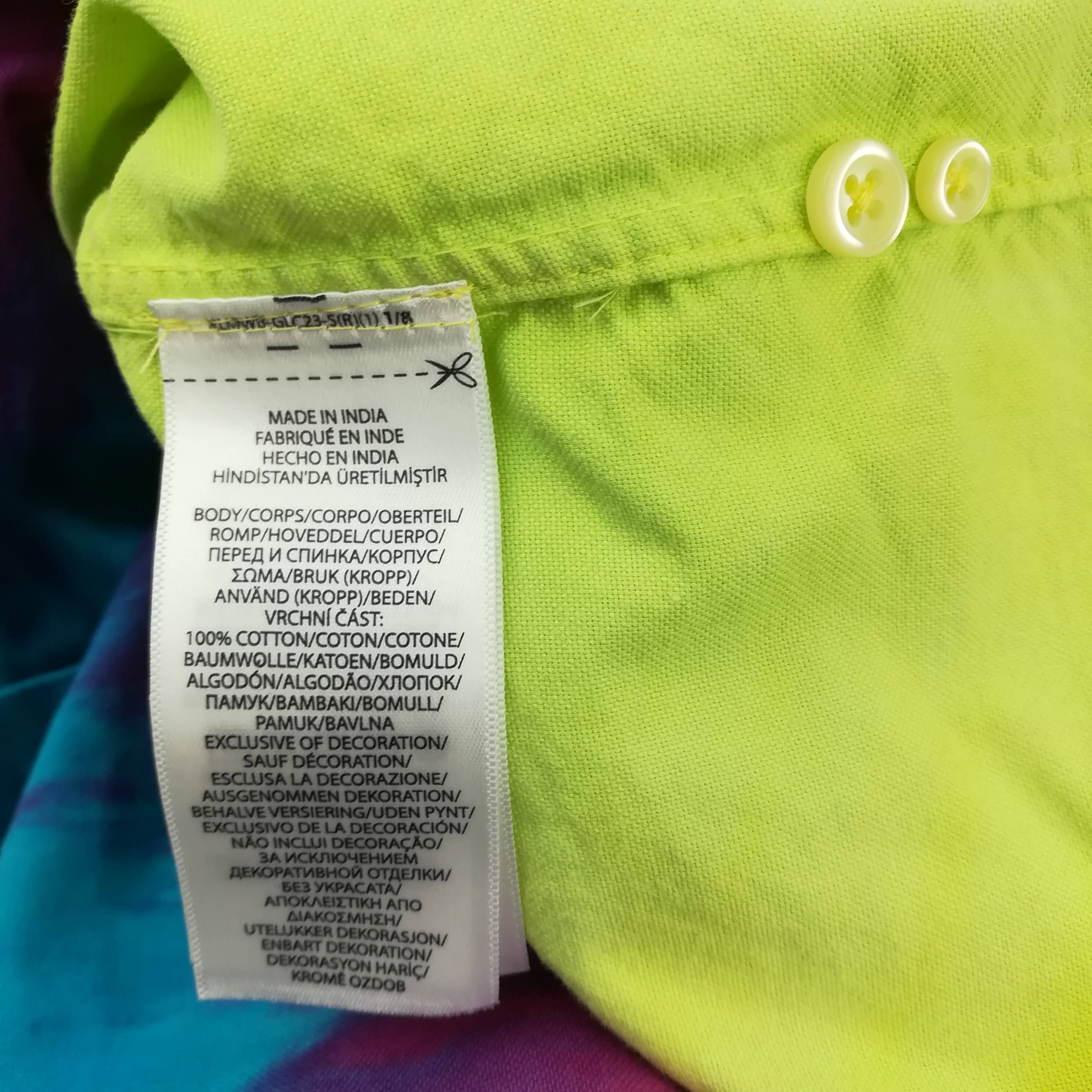 NWT Polo Ralph Lauren Tie Dye Colorblock Oxford Shirt