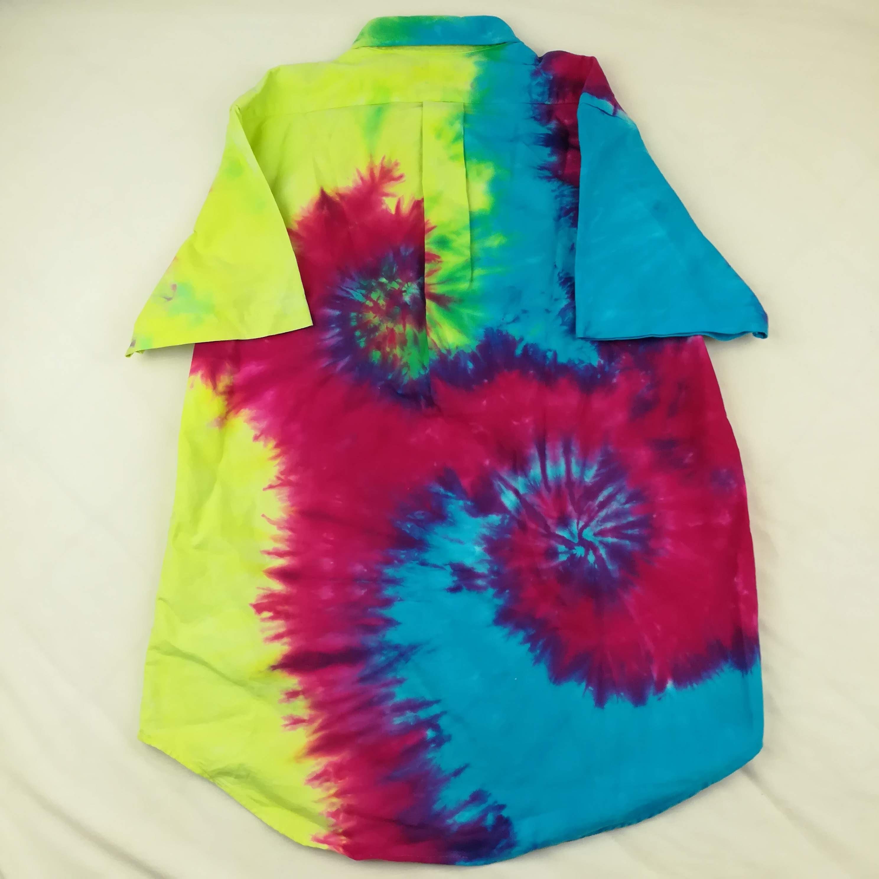 NWT Polo Ralph Lauren Tie Dye Colorblock Oxford Shirt