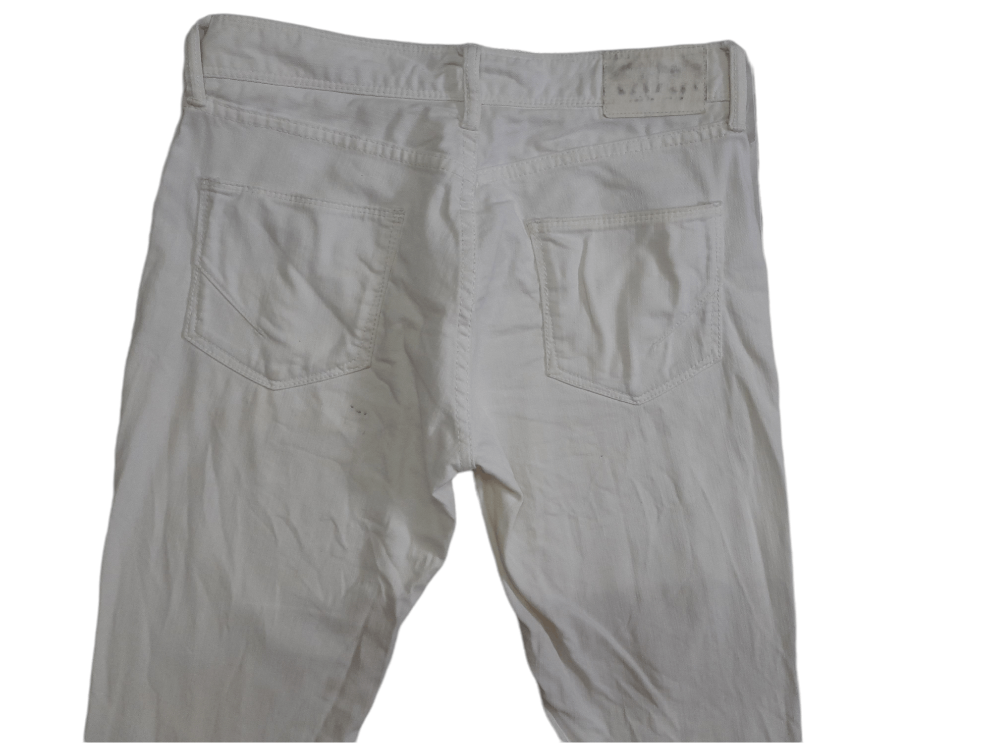 GOSTAR DE FUGA Gostar De Fuga Distressed White Denim (D919) Size US 30 / EU 46 - 6 Thumbnail