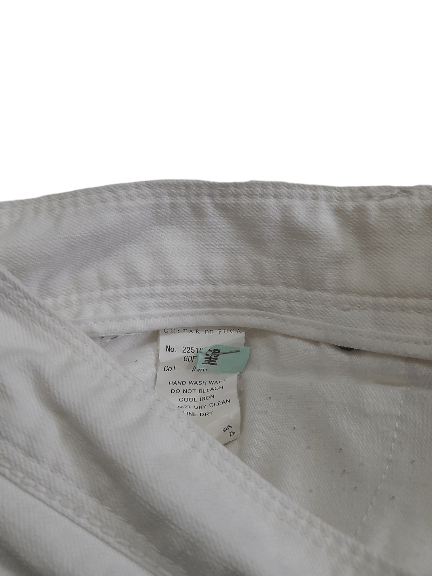 GOSTAR DE FUGA Gostar De Fuga Distressed White Denim (D919) Size US 30 / EU 46 - 9 Thumbnail
