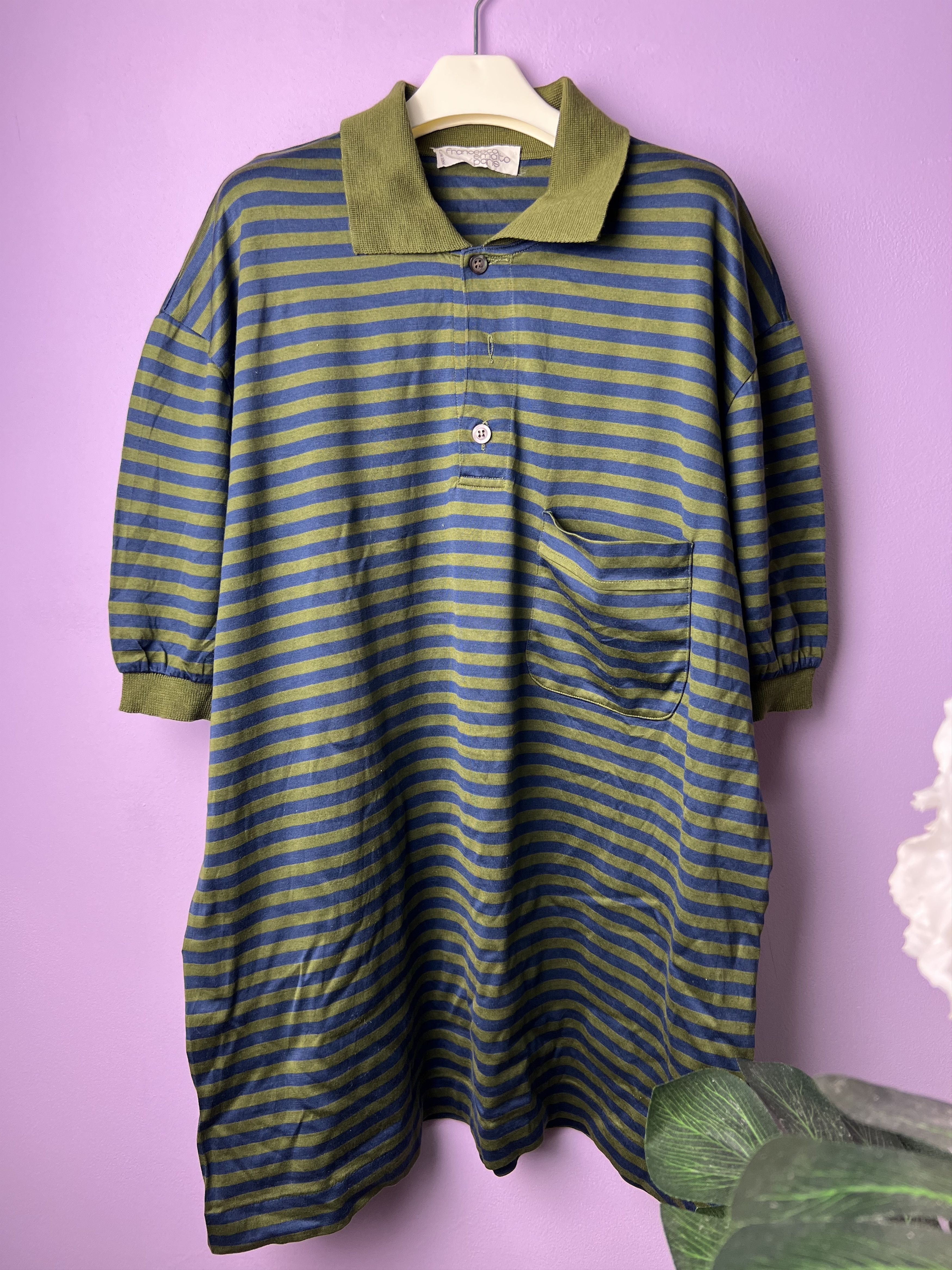 Francesco Smalto 🔥Vintage Stripe Francesco Smalto Polo Tees Size US M / EU 48-50 / 2 - 2 Thumbnail