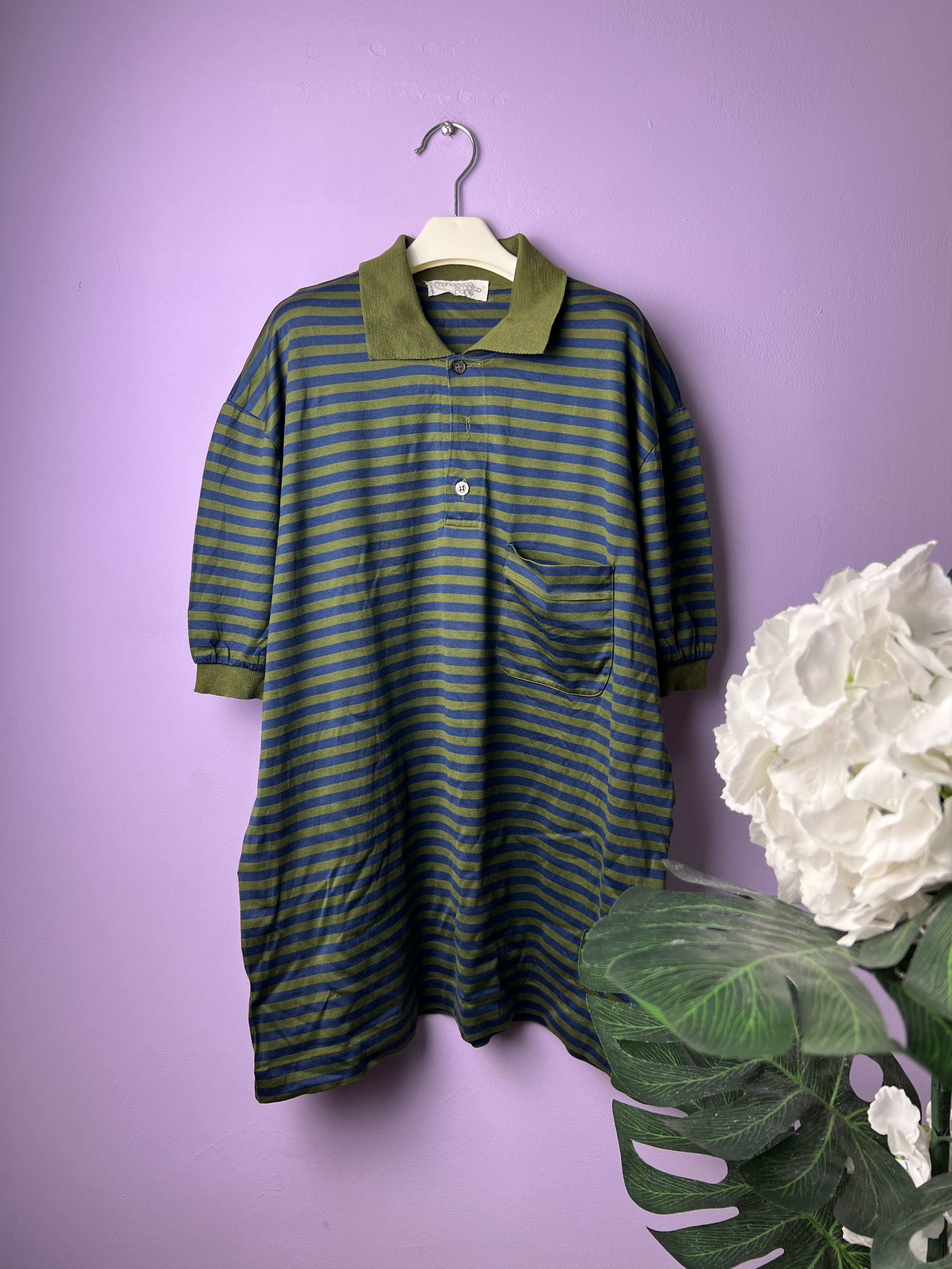 Francesco Smalto 🔥Vintage Stripe Francesco Smalto Polo Tees Size US M / EU 48-50 / 2 - 1 Thumbnail