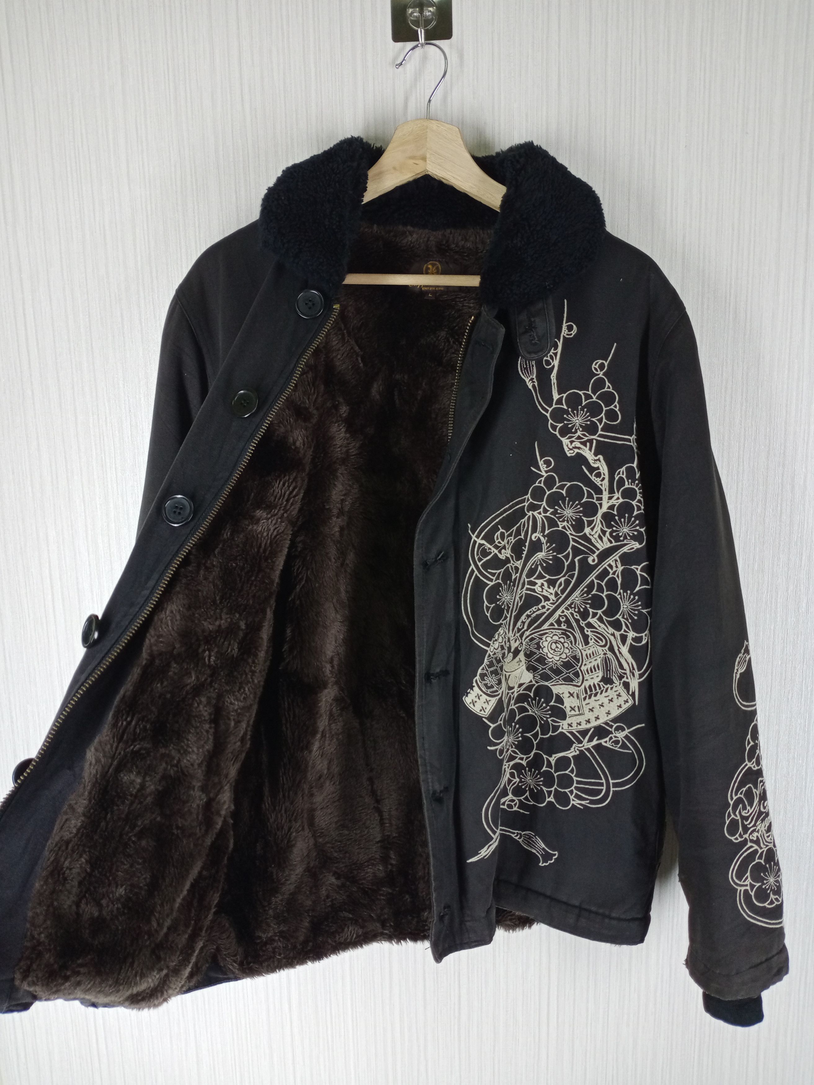 Japanese Brand Japanese Brand Crapped Heads Sherling Jacket Size US L / EU 52-54 / 3 - 7 Thumbnail