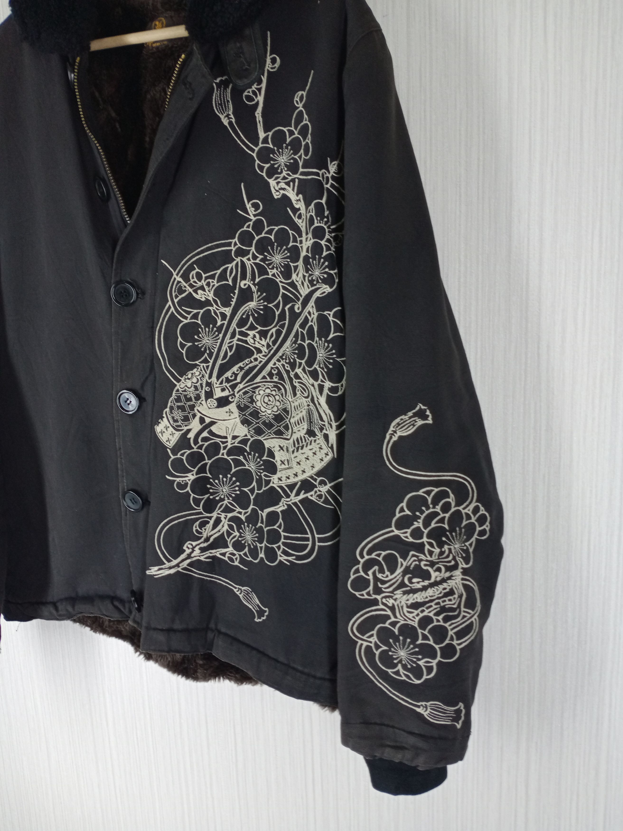 Japanese Brand Japanese Brand Crapped Heads Sherling Jacket Size US L / EU 52-54 / 3 - 2 Thumbnail