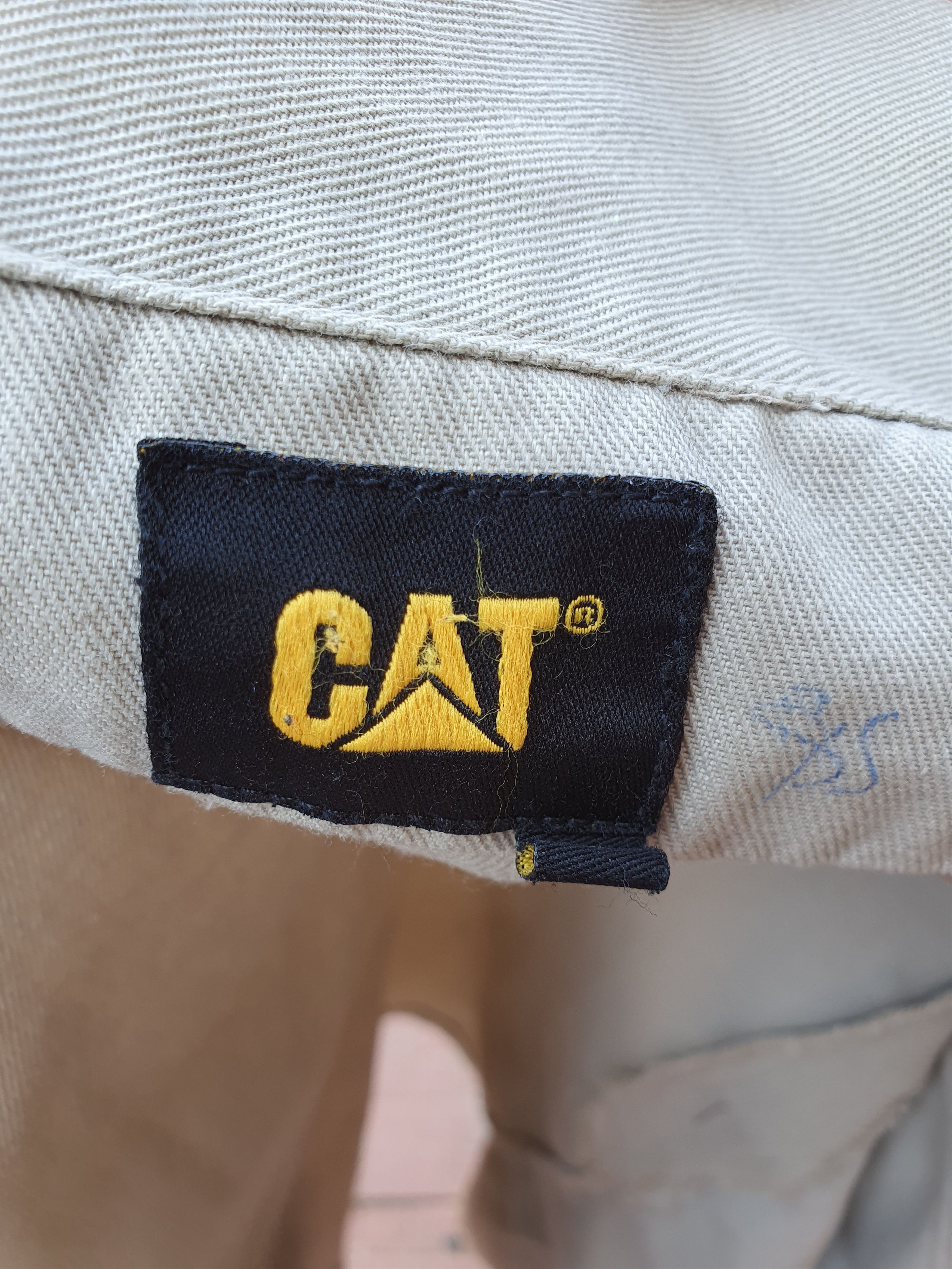 Caterpillar × Vintage 90s Rare CATERPILLAR Worker cotton Jacket Carhartt style Size US L / EU 52-54 / 3 - 3 Thumbnail