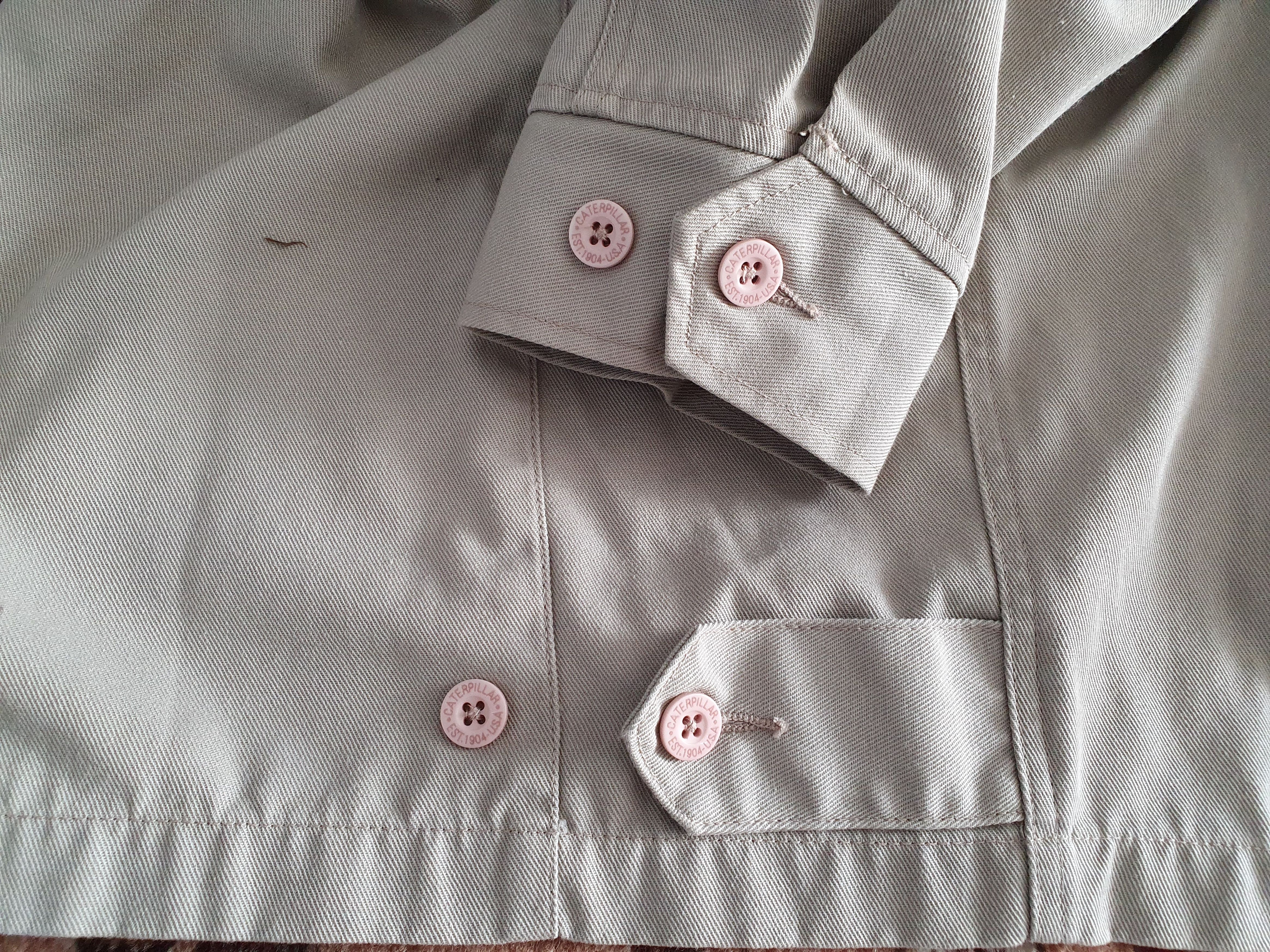 Caterpillar × Vintage 90s Rare CATERPILLAR Worker cotton Jacket Carhartt style Size US L / EU 52-54 / 3 - 7 Thumbnail