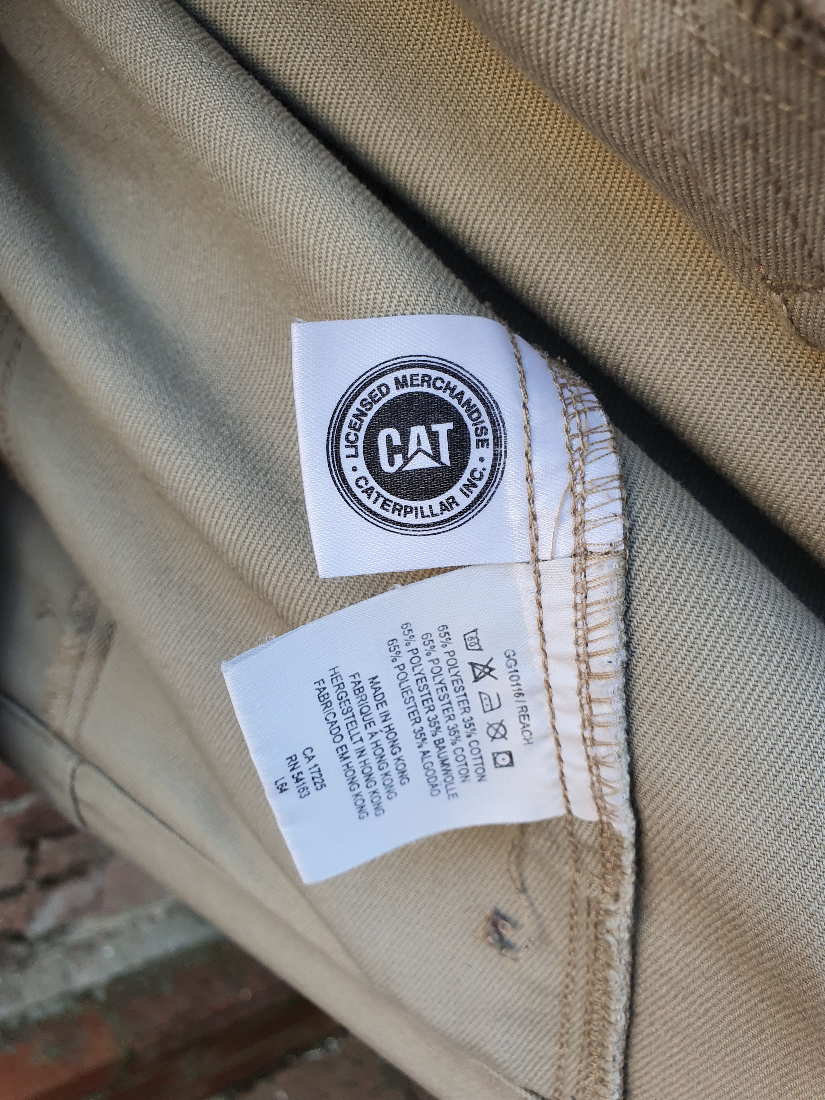 Caterpillar × Vintage 90s Rare CATERPILLAR Worker cotton Jacket Carhartt style Size US L / EU 52-54 / 3 - 4 Thumbnail