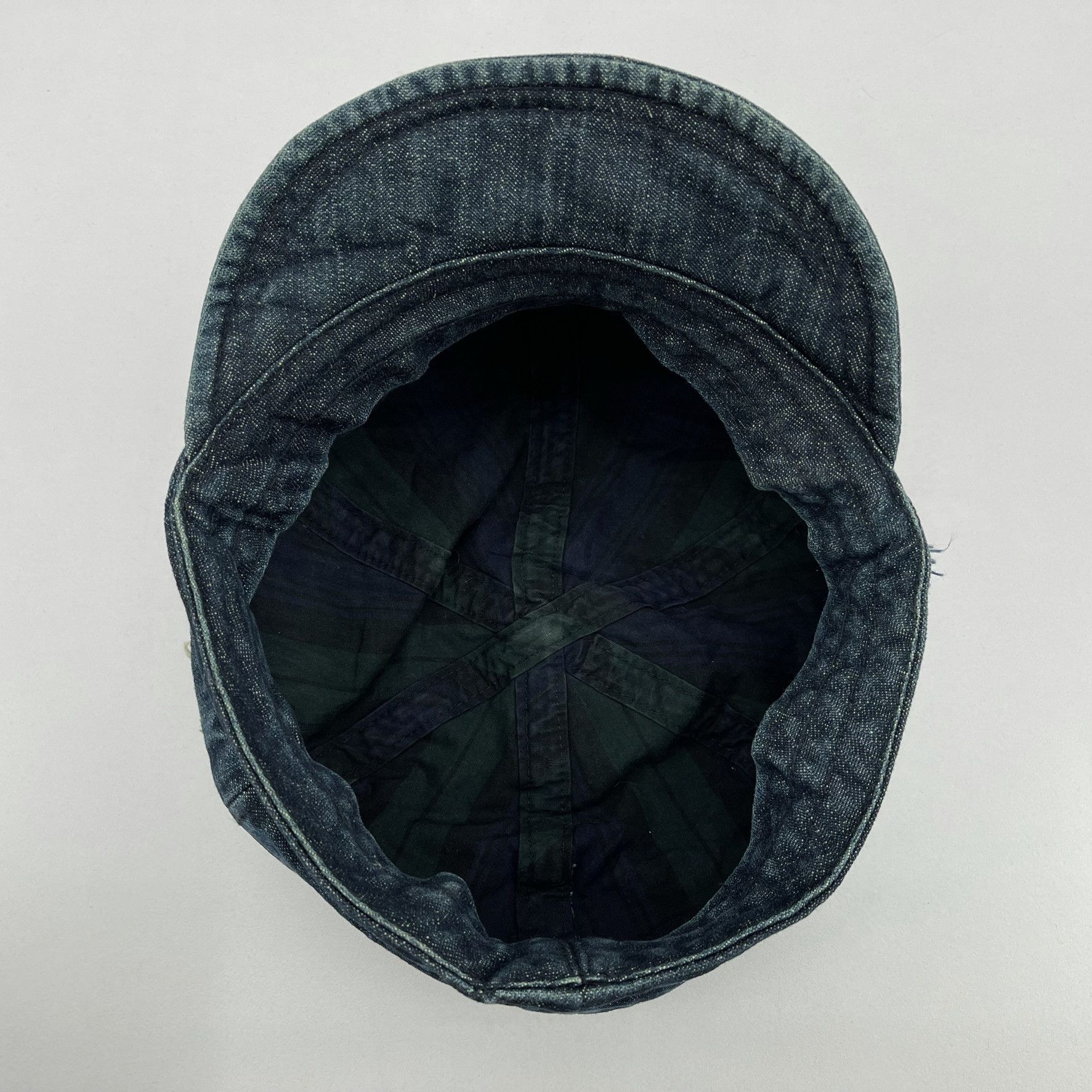 Other Unknown Distressed Denim Cap Hats-BH3138 Size ONE SIZE - 9 Thumbnail