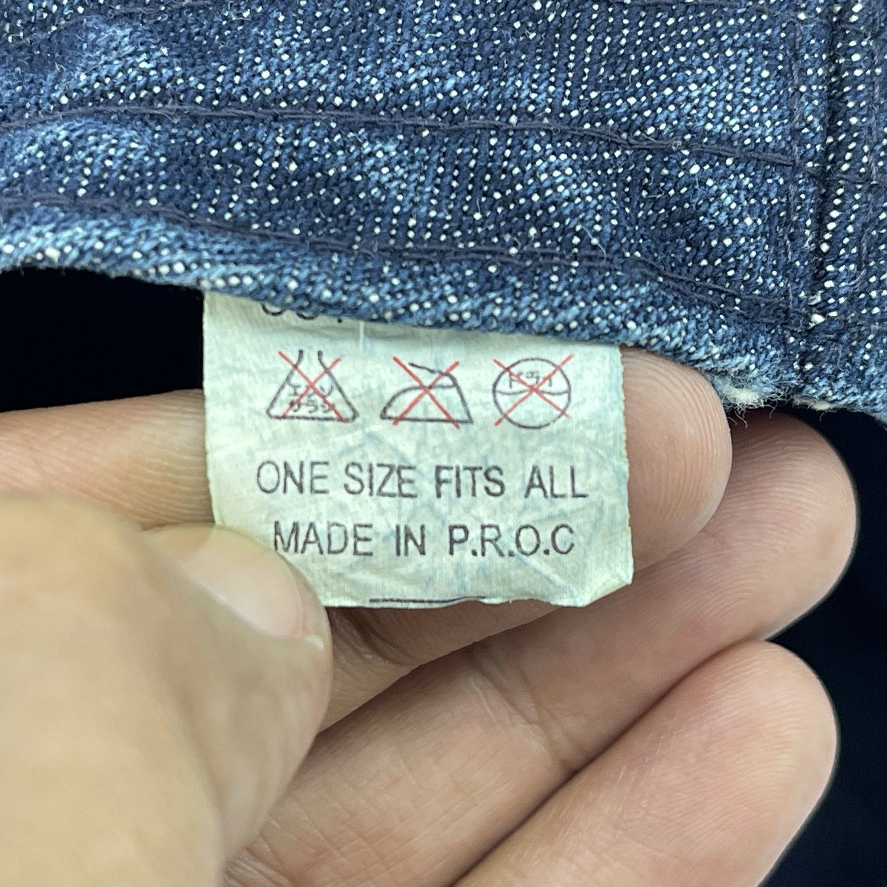 Other Unknown Distressed Denim Cap Hats-BH3138 Size ONE SIZE - 11 Thumbnail