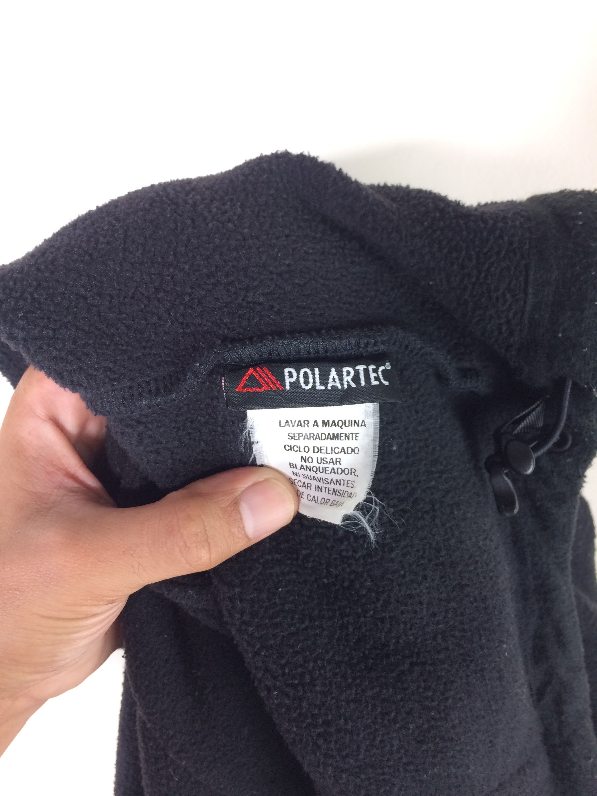 The North Face VTG TNF Polartec Black Fleece Zipper Jacket Size US XL / EU 56 / 4 - 14 Thumbnail