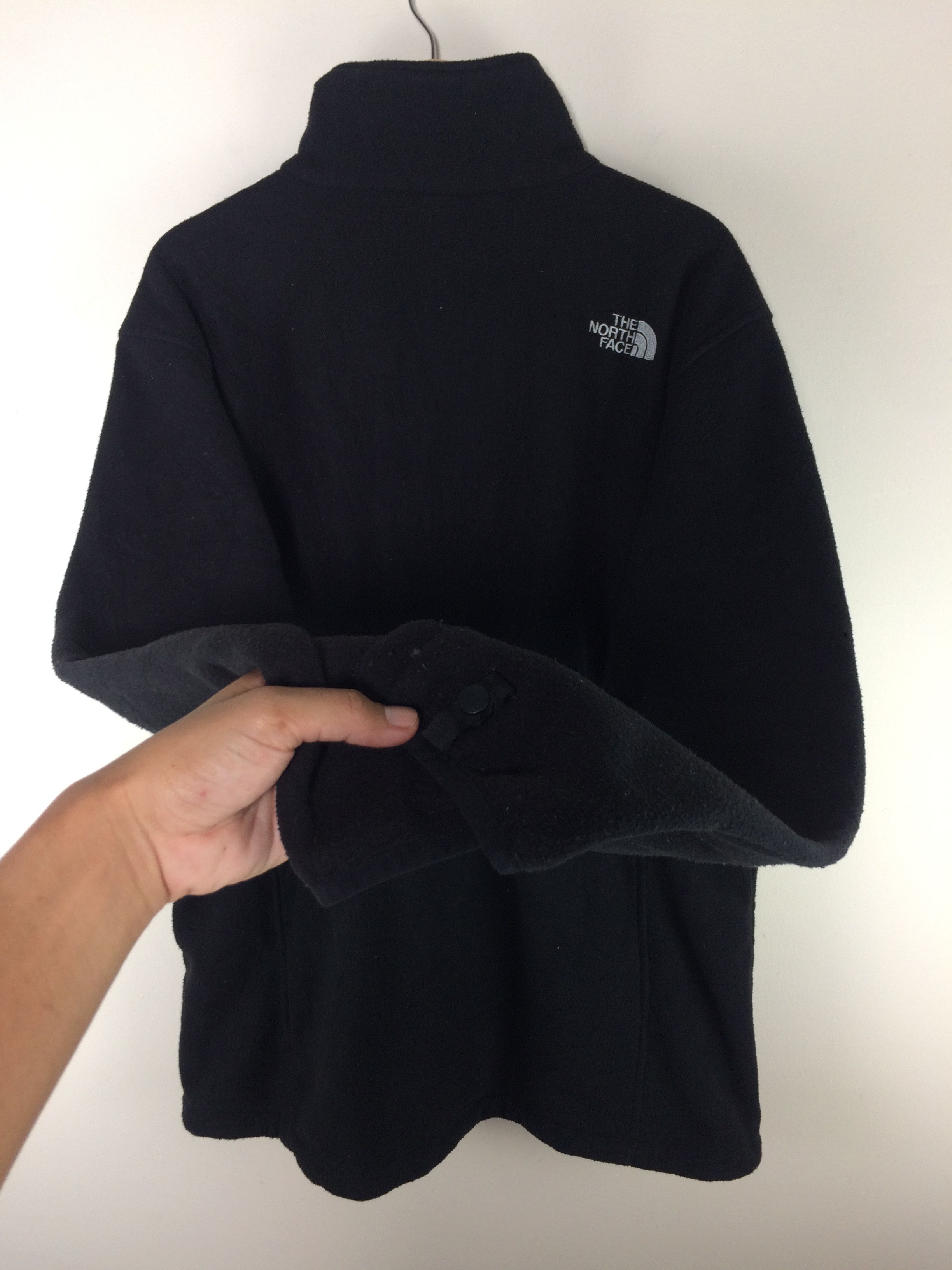 The North Face VTG TNF Polartec Black Fleece Zipper Jacket Size US XL / EU 56 / 4 - 10 Thumbnail