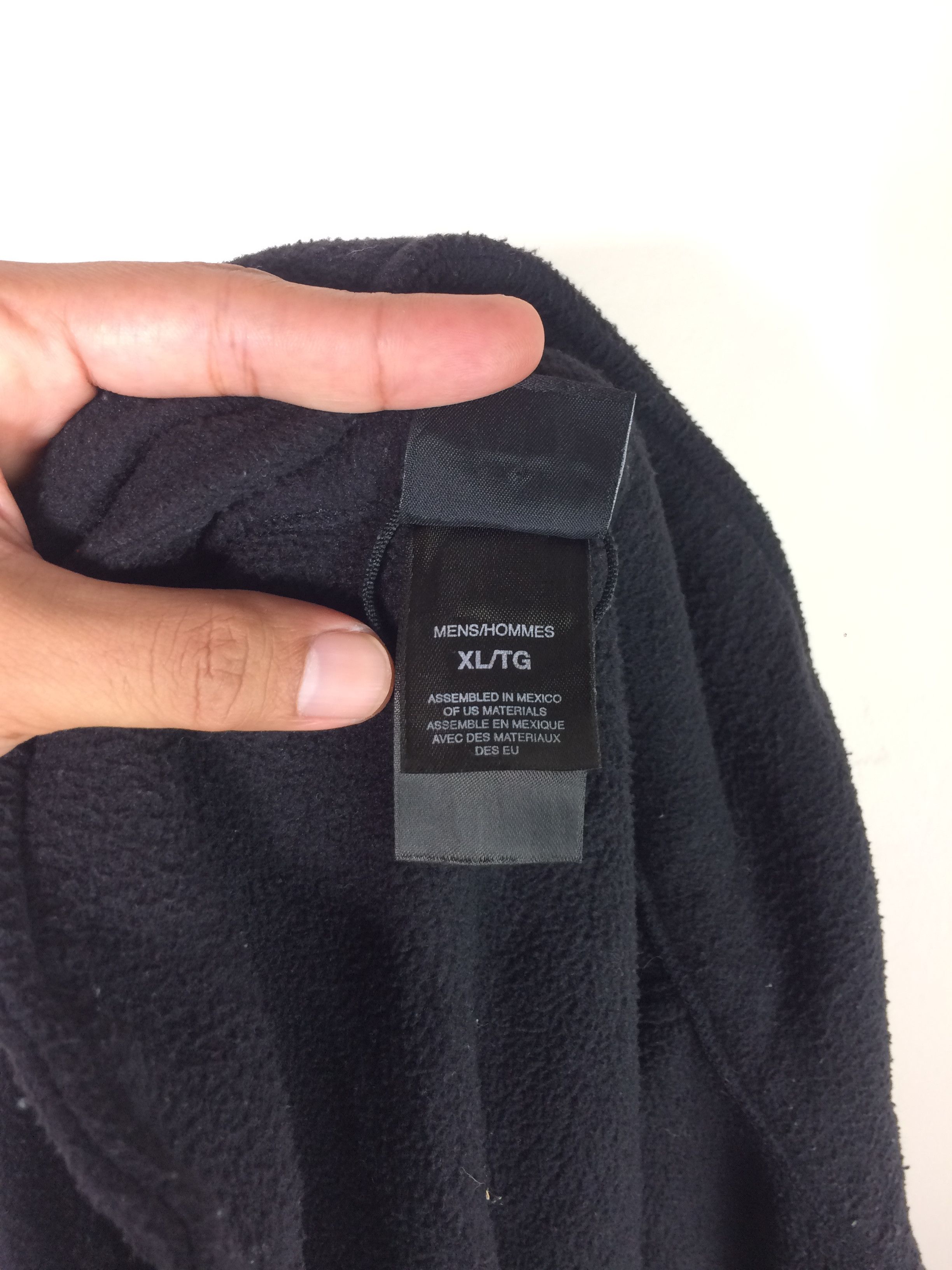 The North Face VTG TNF Polartec Black Fleece Zipper Jacket Size US XL / EU 56 / 4 - 12 Thumbnail