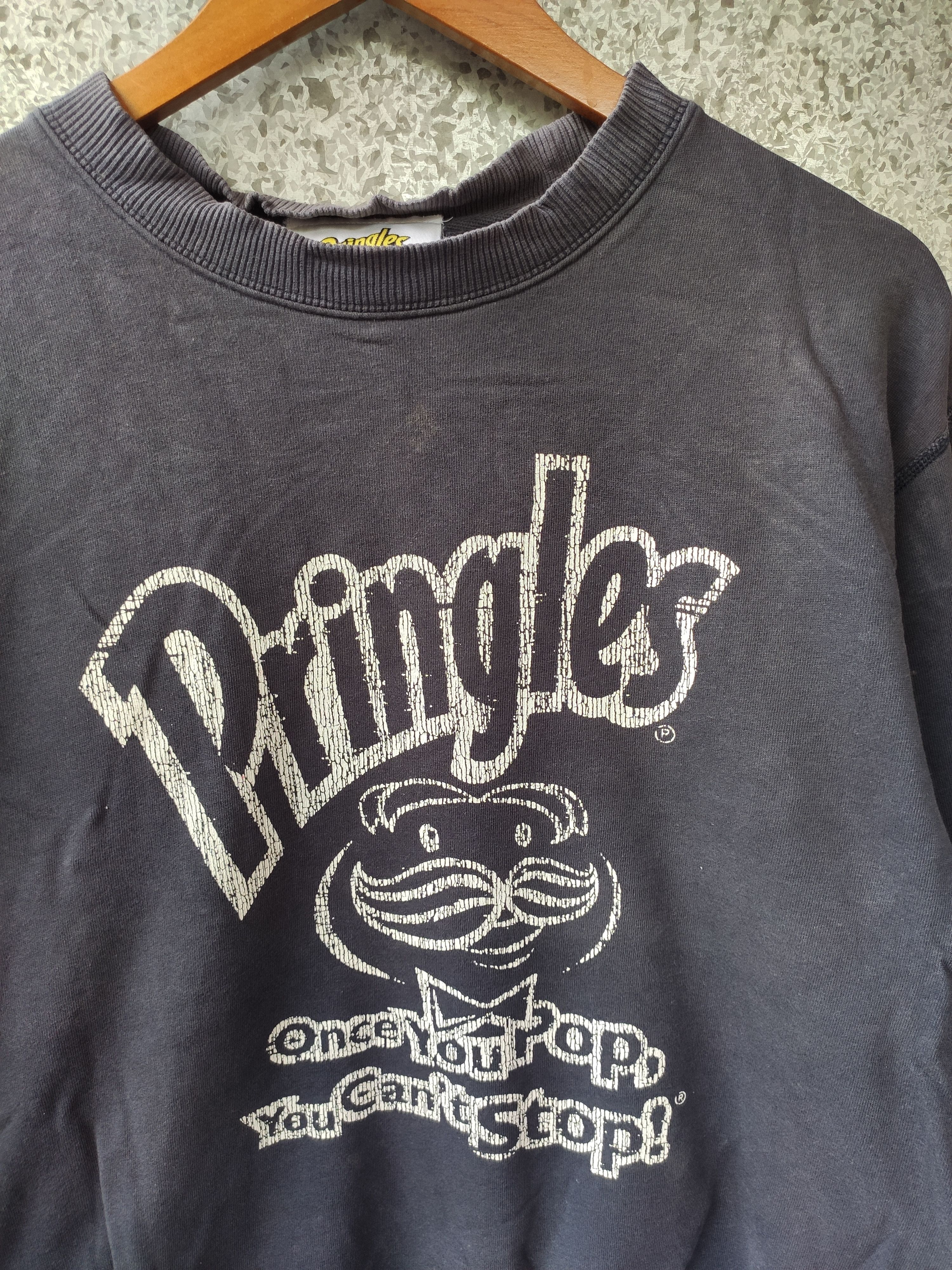 Champion Faded Vintage Pringles sweatshirt Champion reverse weave Size US M / EU 48-50 / 2 - 2 Thumbnail