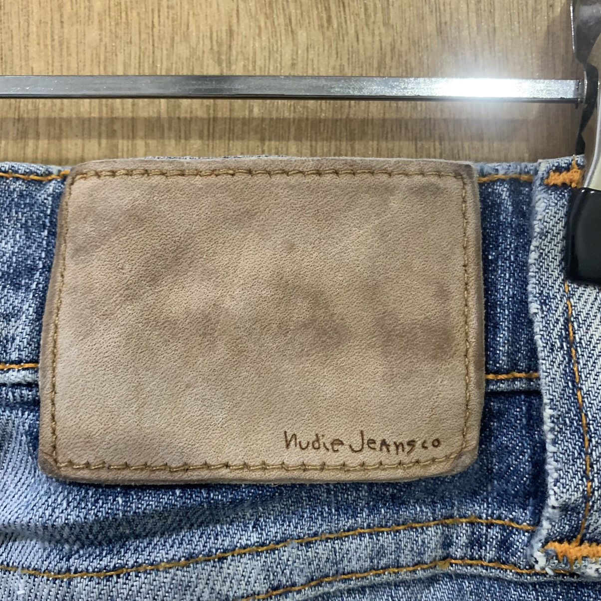 Japanese Brand × Nudie Jeans NUDIE JEAN TIGHT LONG JOHN STIAN PATCHWORK BORO DENIM JEANS Size US 27 - 16 Thumbnail