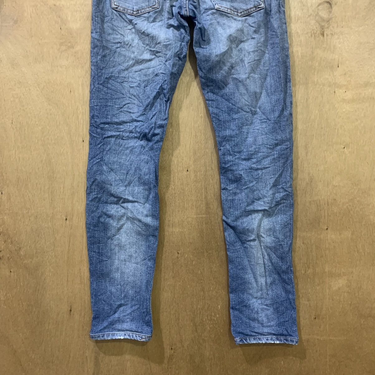 Japanese Brand × Nudie Jeans NUDIE JEAN TIGHT LONG JOHN STIAN PATCHWORK BORO DENIM JEANS Size US 27 - 12 Thumbnail
