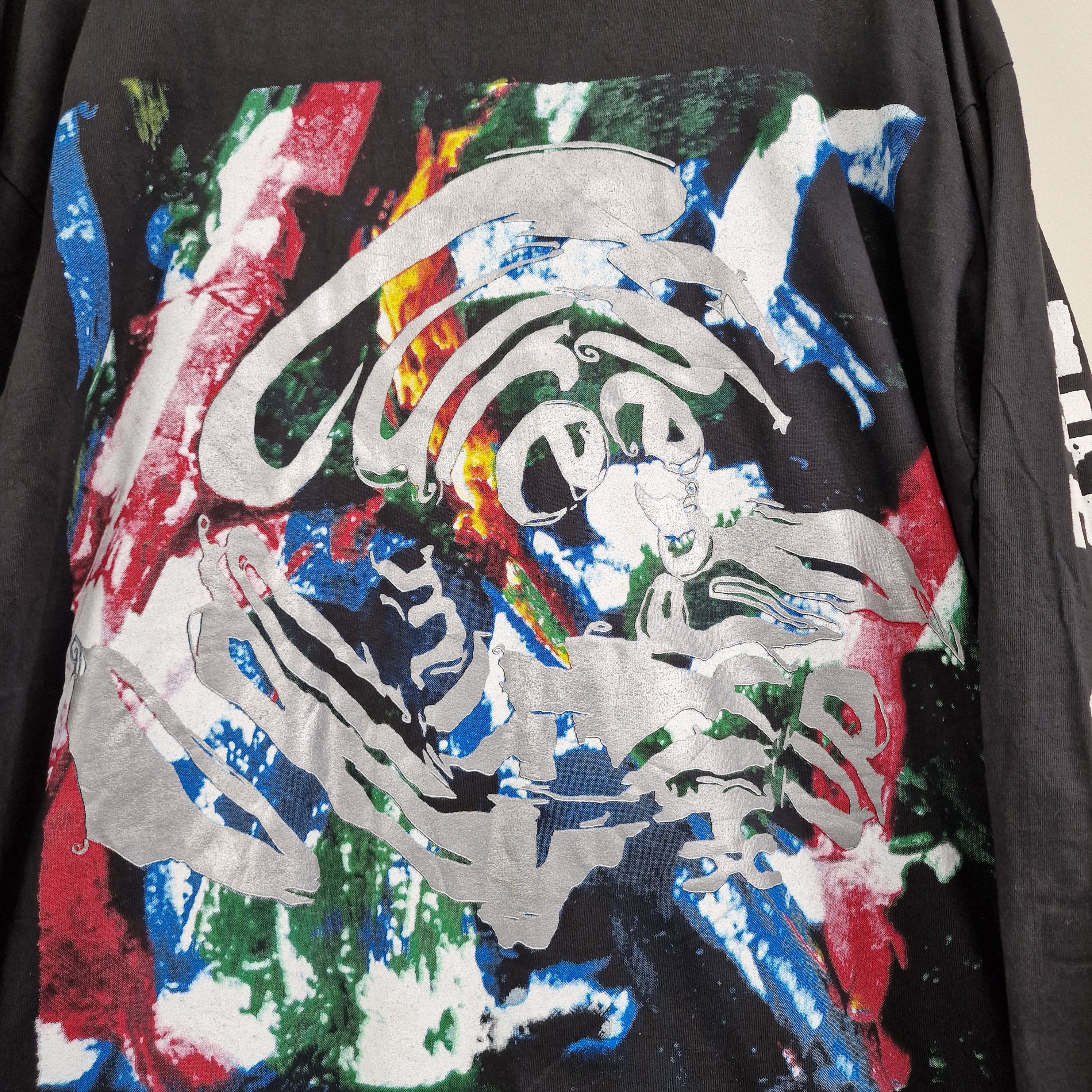 Band Tees × The Cure × Vintage 1990 The Cure Mixed up long Sleeve Vintage T shirt 90s Size US XL / EU 56 / 4 - 4 Thumbnail
